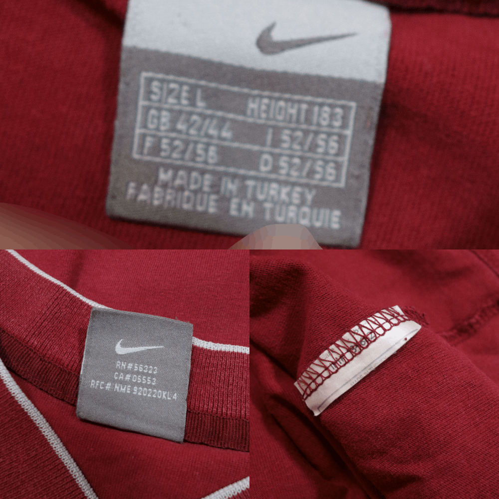 Nike 90S Swoosh Logo T-Shirt Size US L / EU 52-54 / 3 - 8 Thumbnail