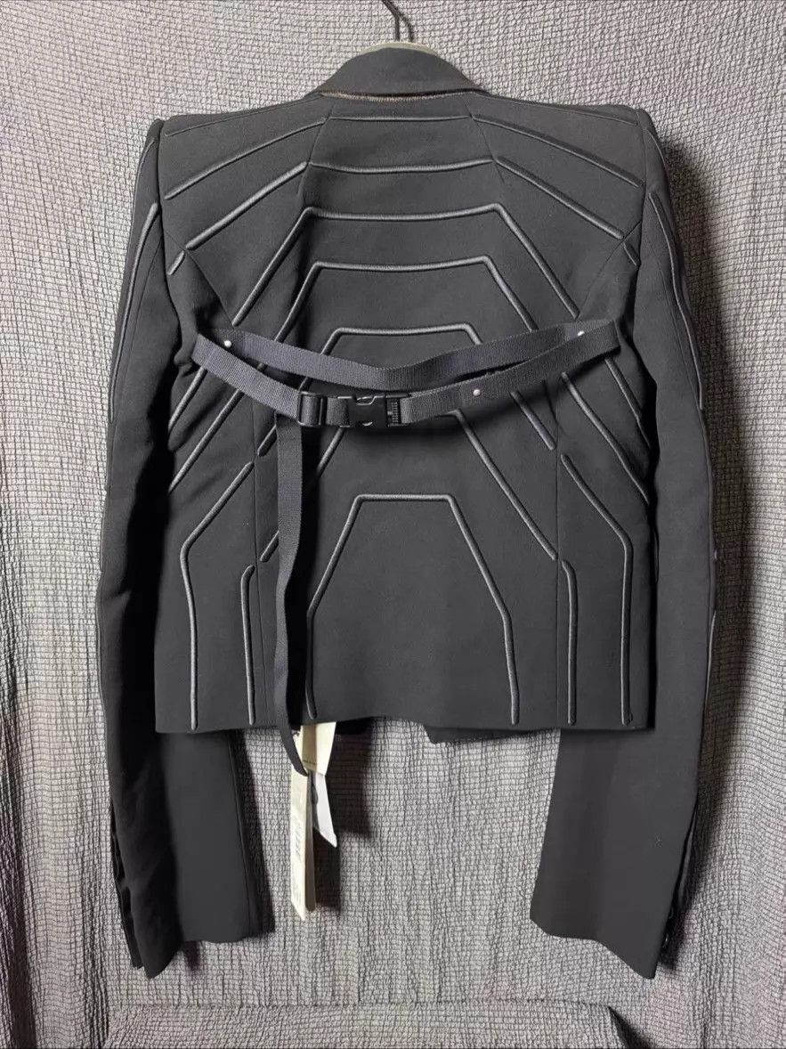 Rick Owens Rick Owens FW21 gethsemane neue alice geo ray short blazer Size 40S - 2 Thumbnail