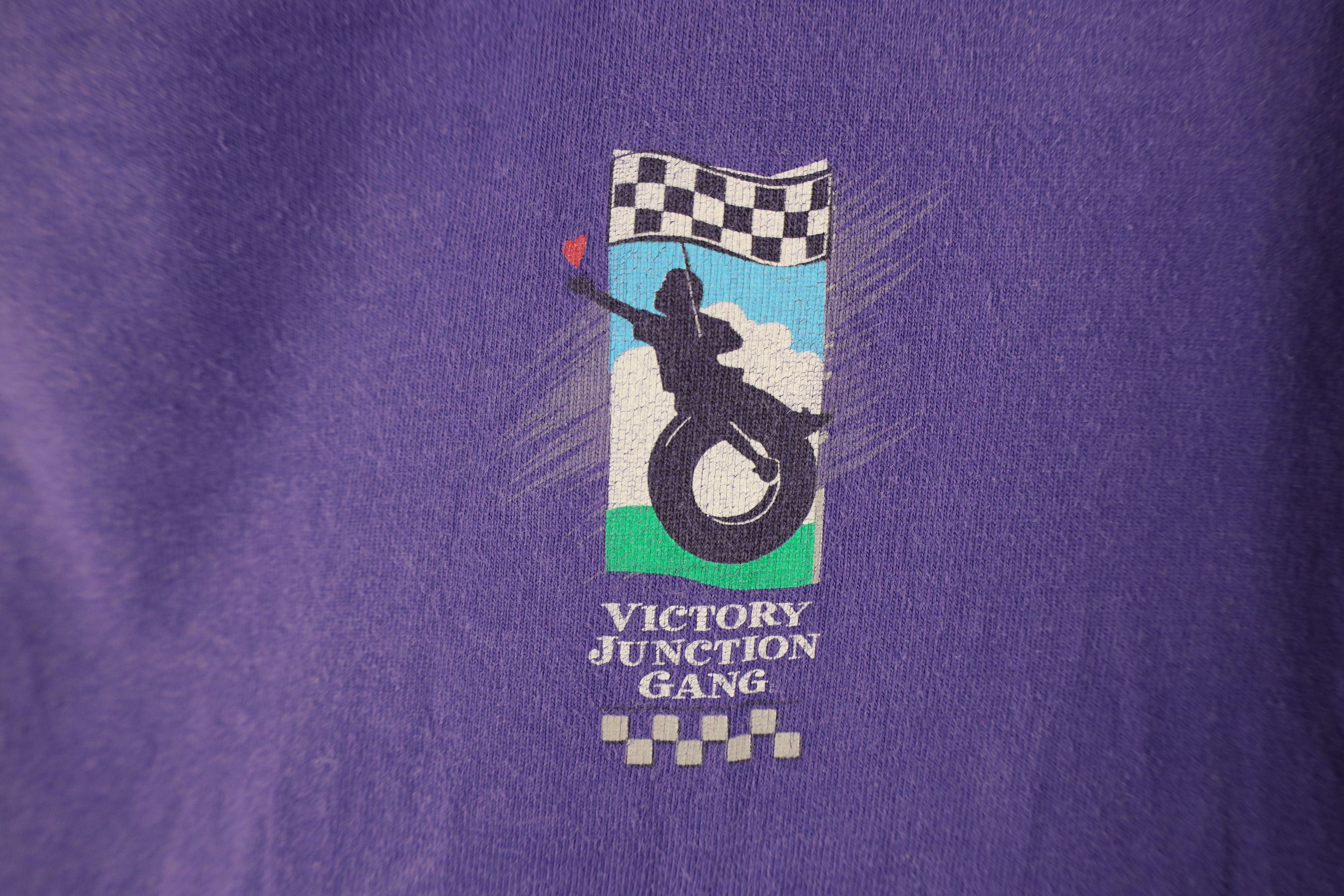 Vintage Vintage Nascar Spell Victory Junction Gang Racing T-Shirt Size US L / EU 52-54 / 3 - 4 Thumbnail