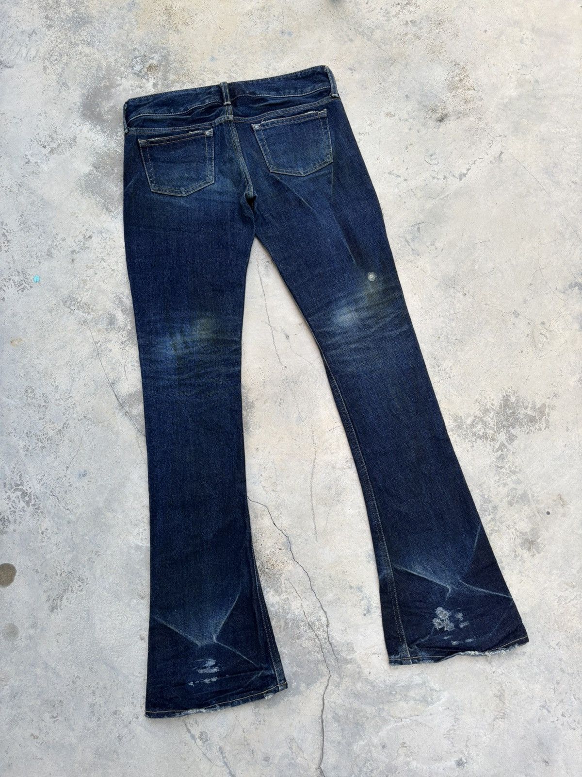 SLY Flare Jeans SLY Japanese Bootcut Claw Mark Flared Jeans Size 30" / US 8 / IT 44 - 6 Thumbnail