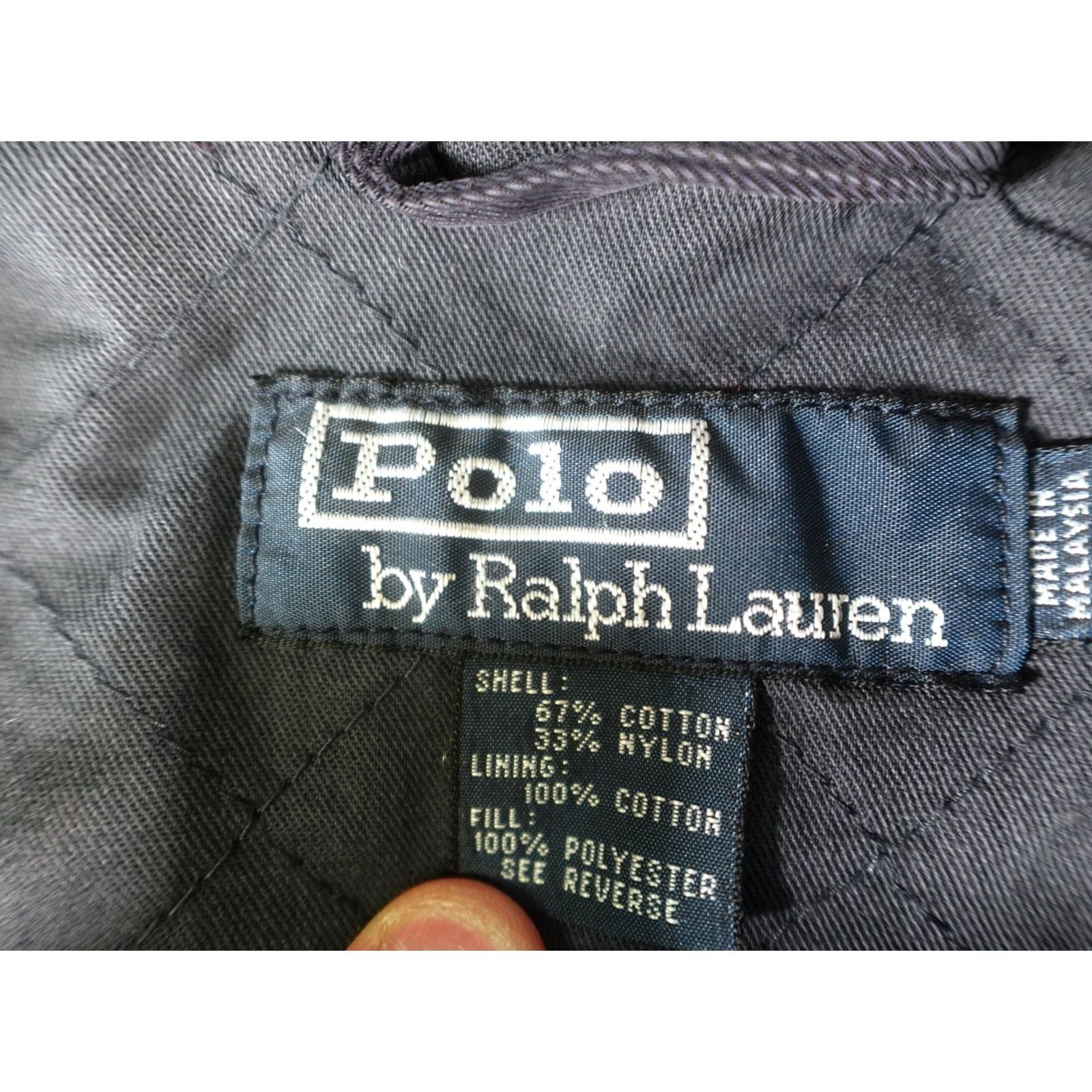 Polo Ralph Lauren VINTAGE Polo Ralph Lauren Coat Mens 2XL Blue Chore Barn Field Insulated Overcoat Size US XXL / EU 58 / 5 - 3 Thumbnail