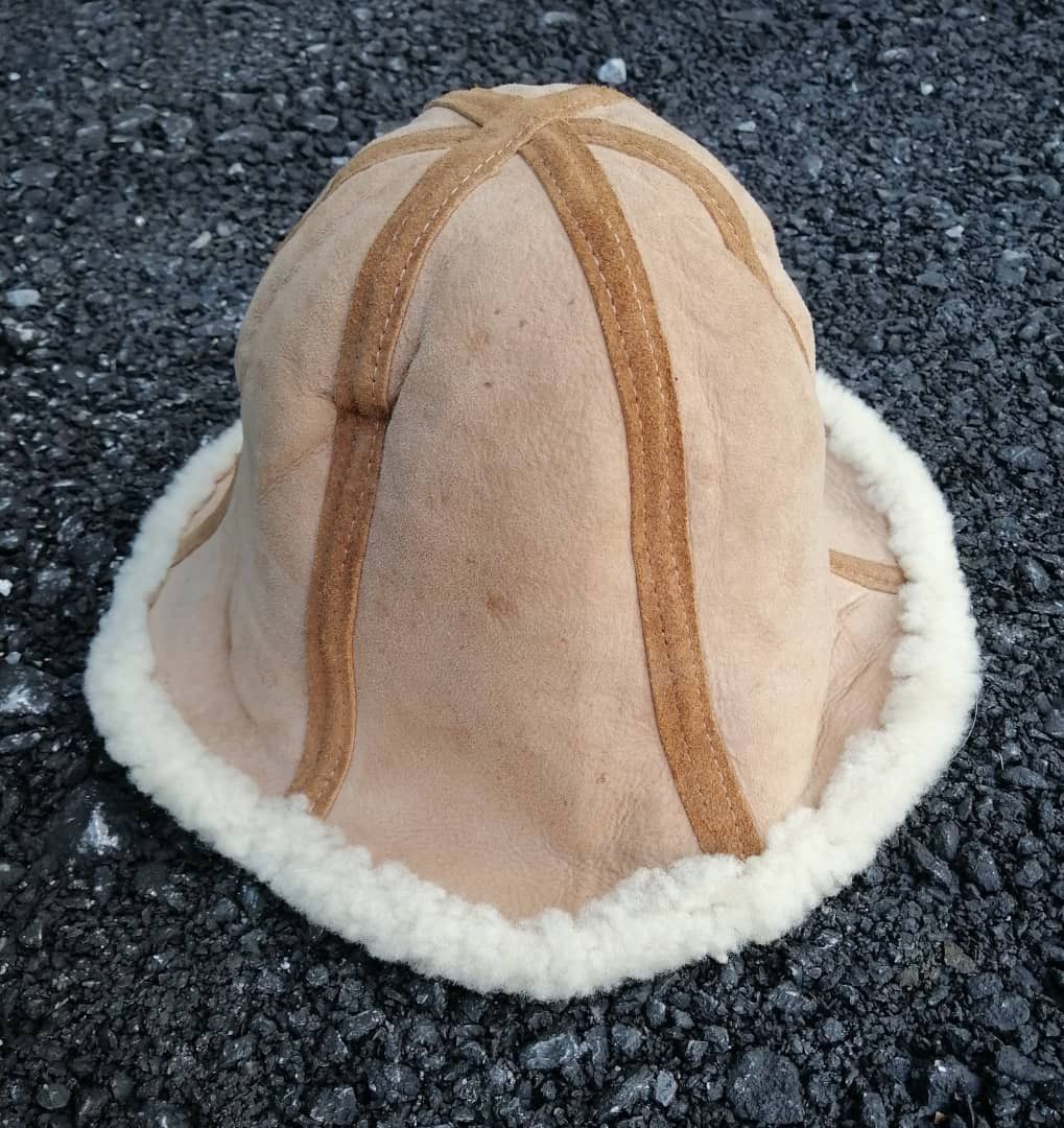 Designer Bick Leather & Fleech Hats Size ONE SIZE - 3 Thumbnail