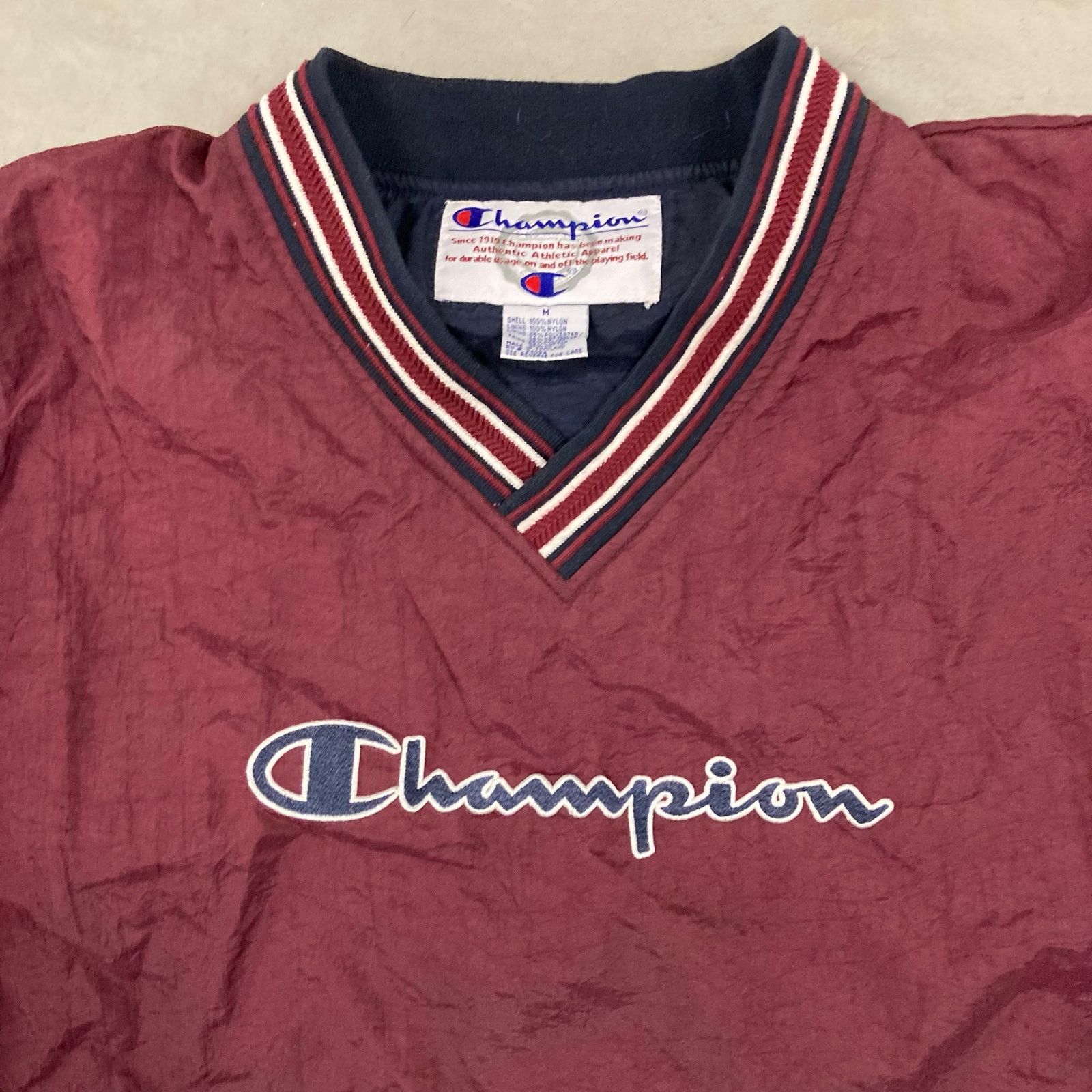 Champion × Vintage vintage 90s champion windbreaker pullover jacket Size US M / EU 48-50 / 2 - 4 Thumbnail