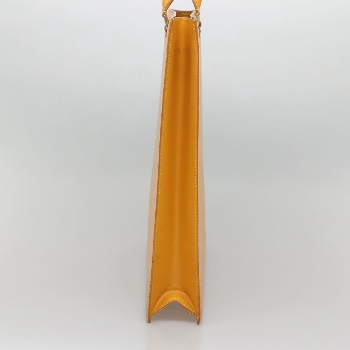 Louis Vuitton LOUIS VUITTON Epi Sac Plat Hand Bag Yellow M52079 Size ONE SIZE - 4 Thumbnail