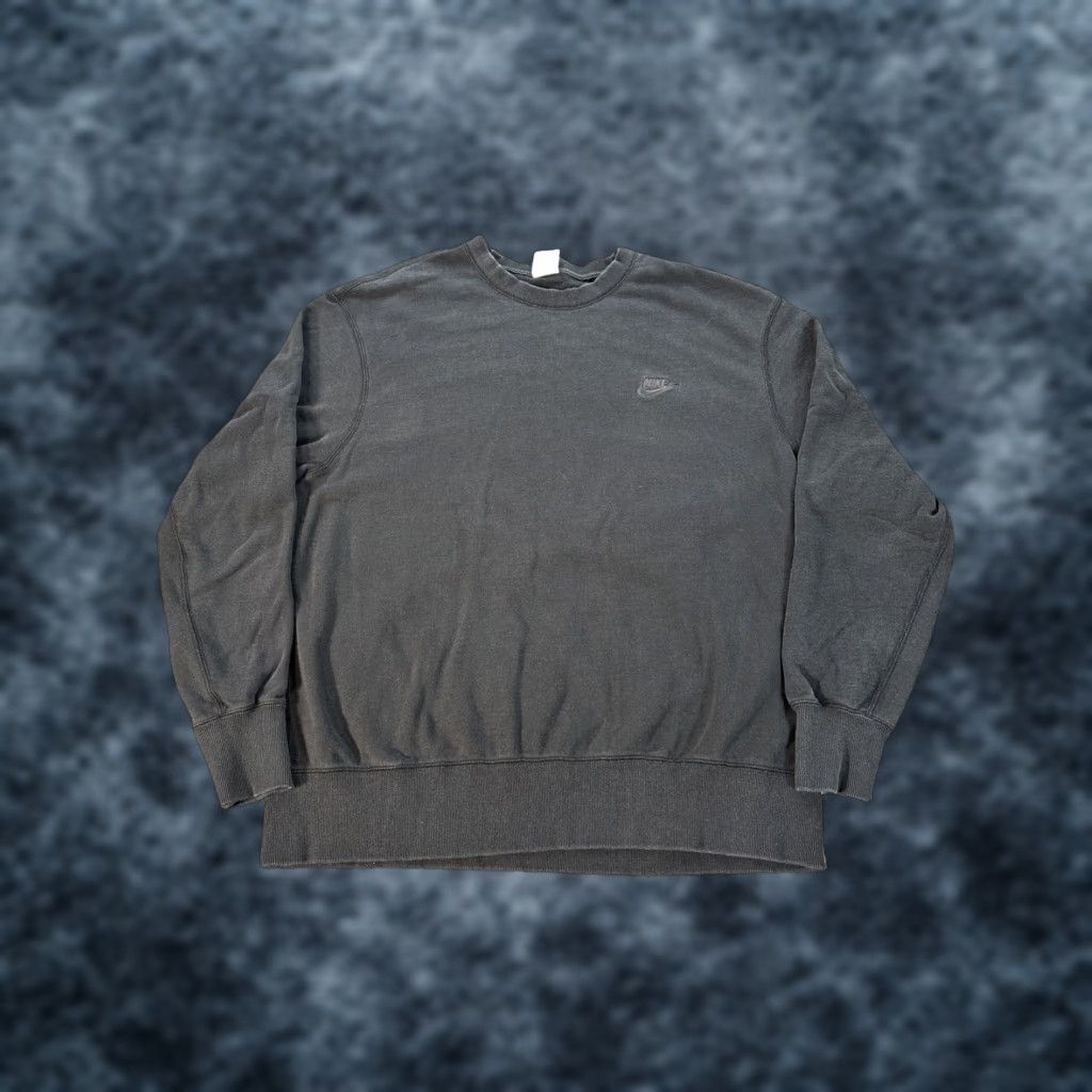 Nike Nike Sportswear Sweatshirt Fleece Crew Pullover Black DA0021-010 Men XLT Big & Tall Size US XL / EU 56 / 4 - 1 Thumbnail