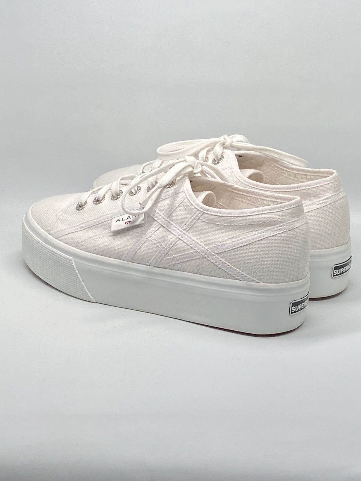 Alaia Alaia Superga 2740 Platform Canvas Sneaker Size US 9.5 / IT 39.5 - 7 Thumbnail