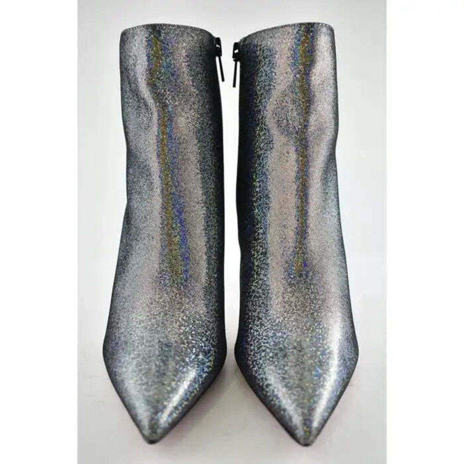 Christian Louboutin Christian Louboutin So Kate Booty 85 Silver Suede Disco Size US 8 / IT 38 - 5 Thumbnail