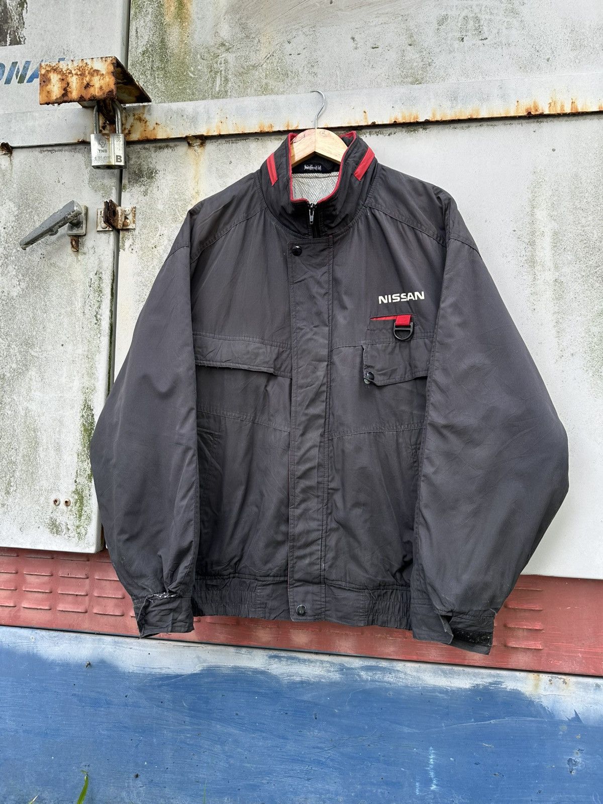 Vintage 👹Vintage Nissan Bomber Jacket Size US L / EU 52-54 / 3 - 5 Thumbnail