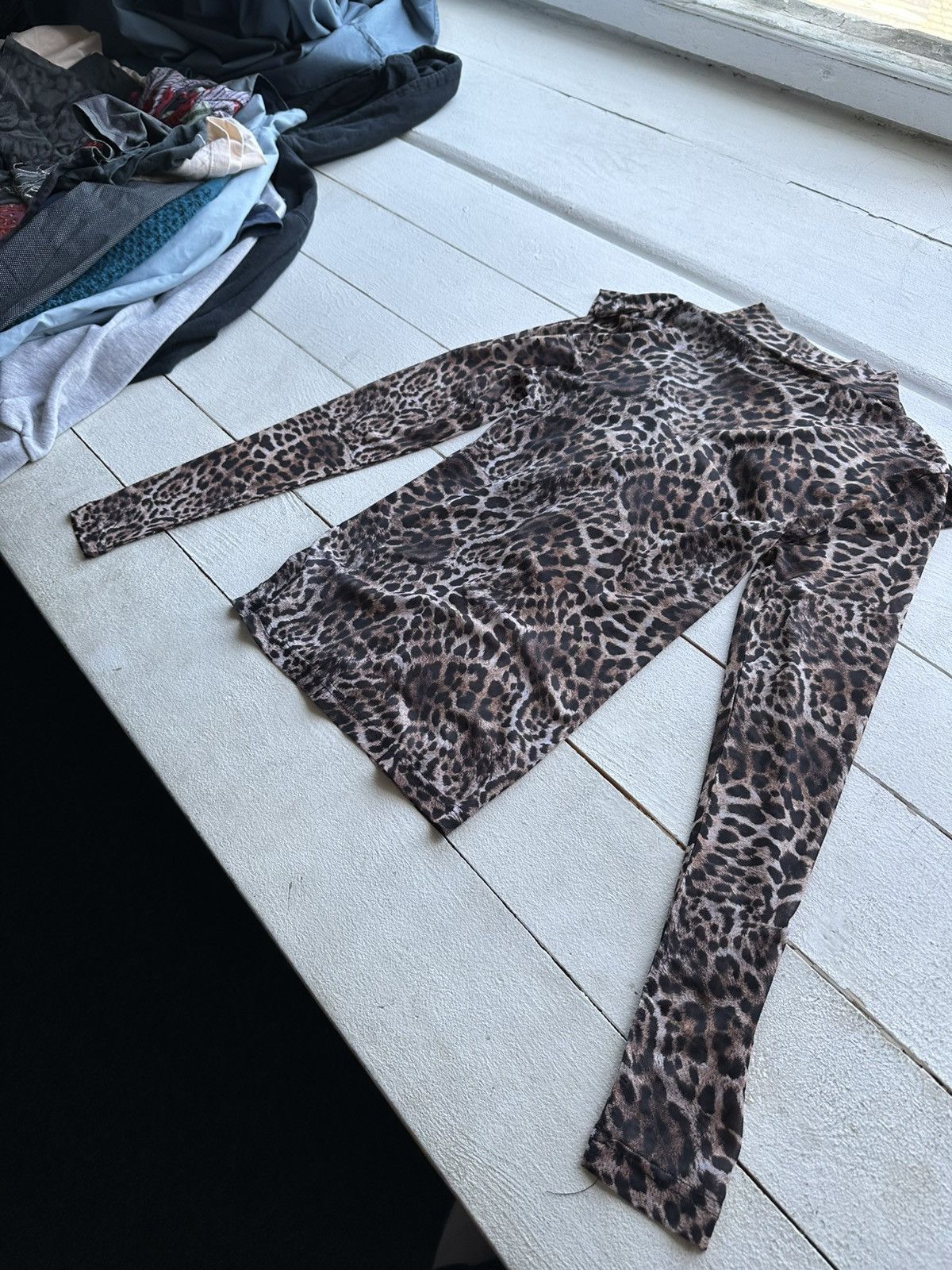 Designer × Japanese Brand 🚨 Save The Queen Jean Paul Gaultier STYLE! MeshBlouses Size XL / US 12-14 / IT 48-50 - 7 Thumbnail