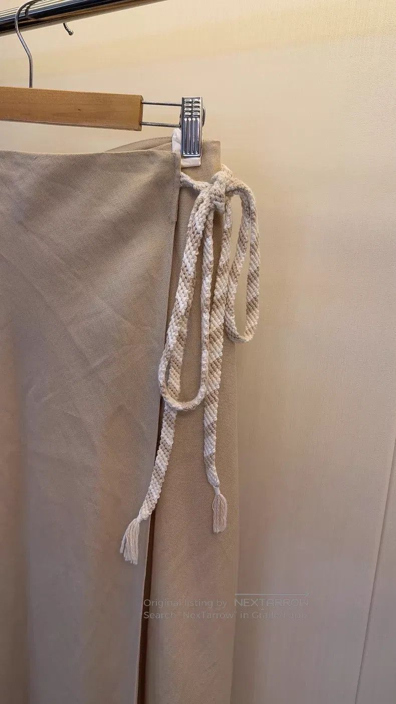 Loro Piana Loro Piana Linen Wrap Skirt Size 26" / US 2 / IT 38 - 2 Thumbnail