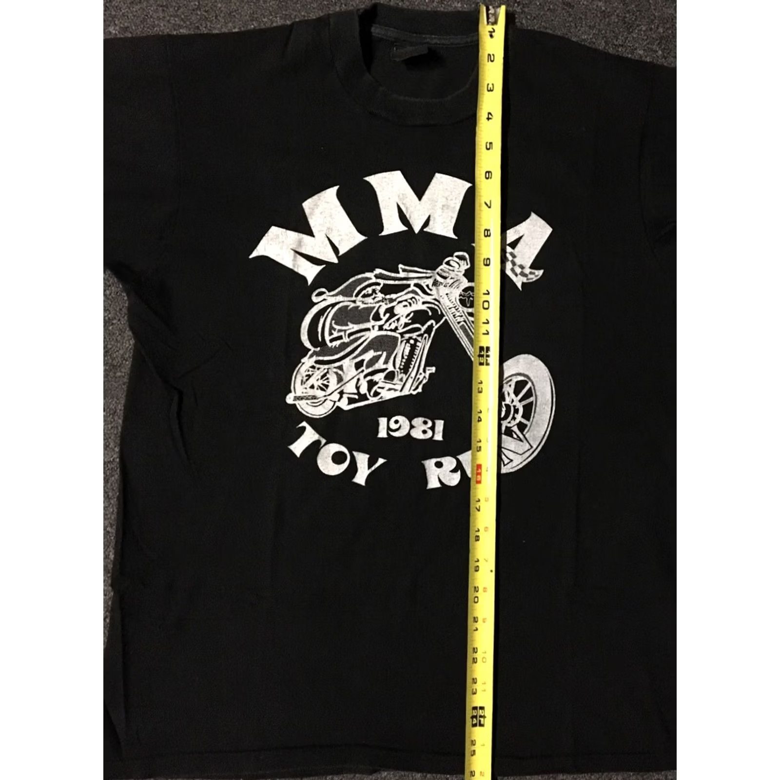 Vintage VINTAGE Modified Motorcycle Association Toy Run Biker Santa Faded Shirt S Mens Black 80s 90s Grunge Christmas Gift Shirt Size US S / EU 44-46 / 1 - 7 Thumbnail