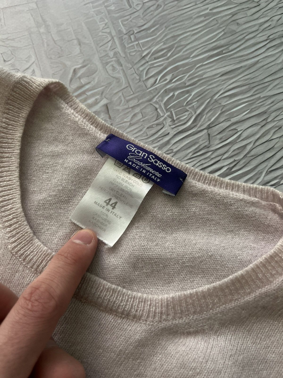 Gran Sasso Gran Sasso Cashmere V-Neck Sweater Pink Size M / US 6-8 / IT 42-44 - 5 Thumbnail