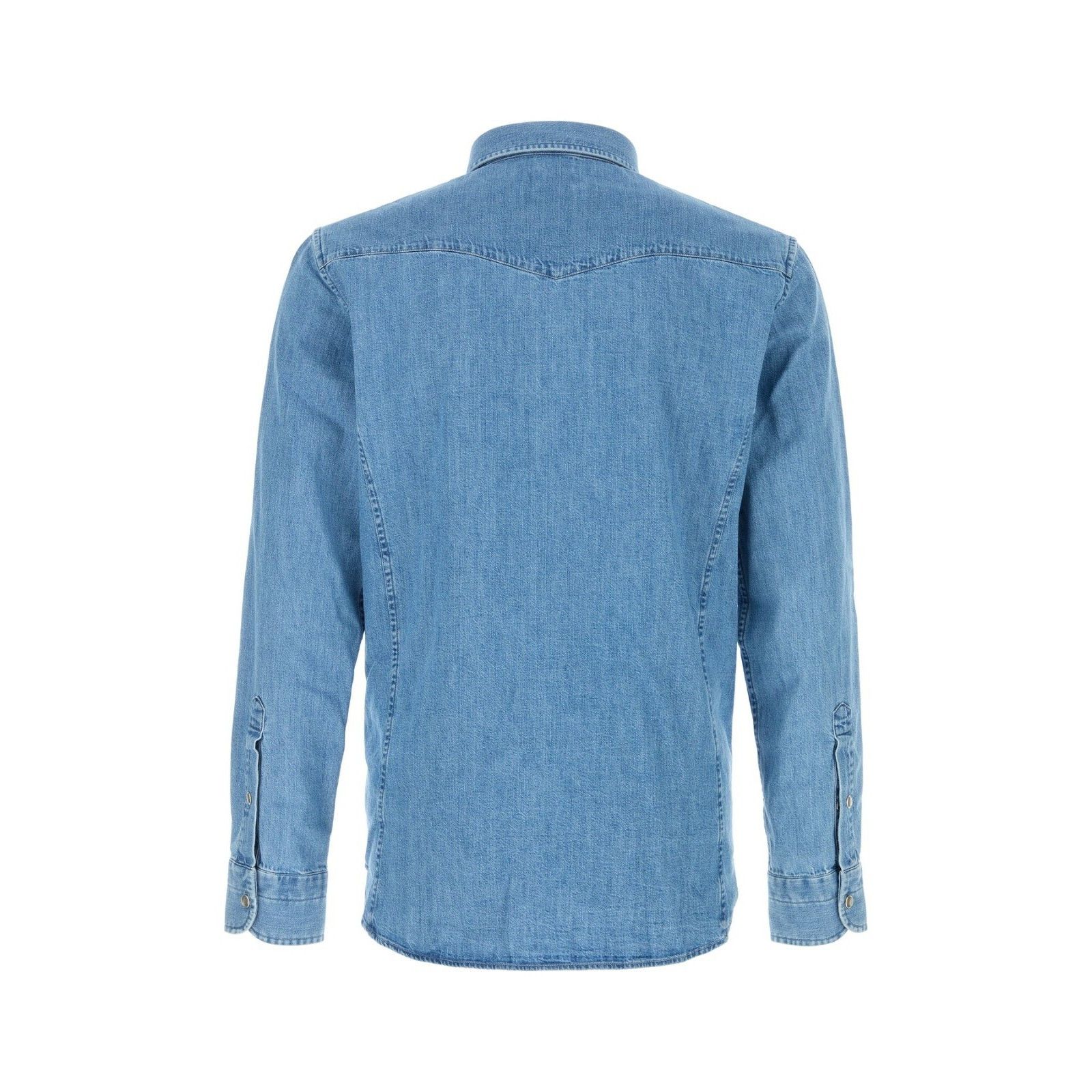 Tom Ford TOM FORD Denim Shirt New & Authentic (Men's size:40;) Size US XXS / EU 40 - 2 Thumbnail