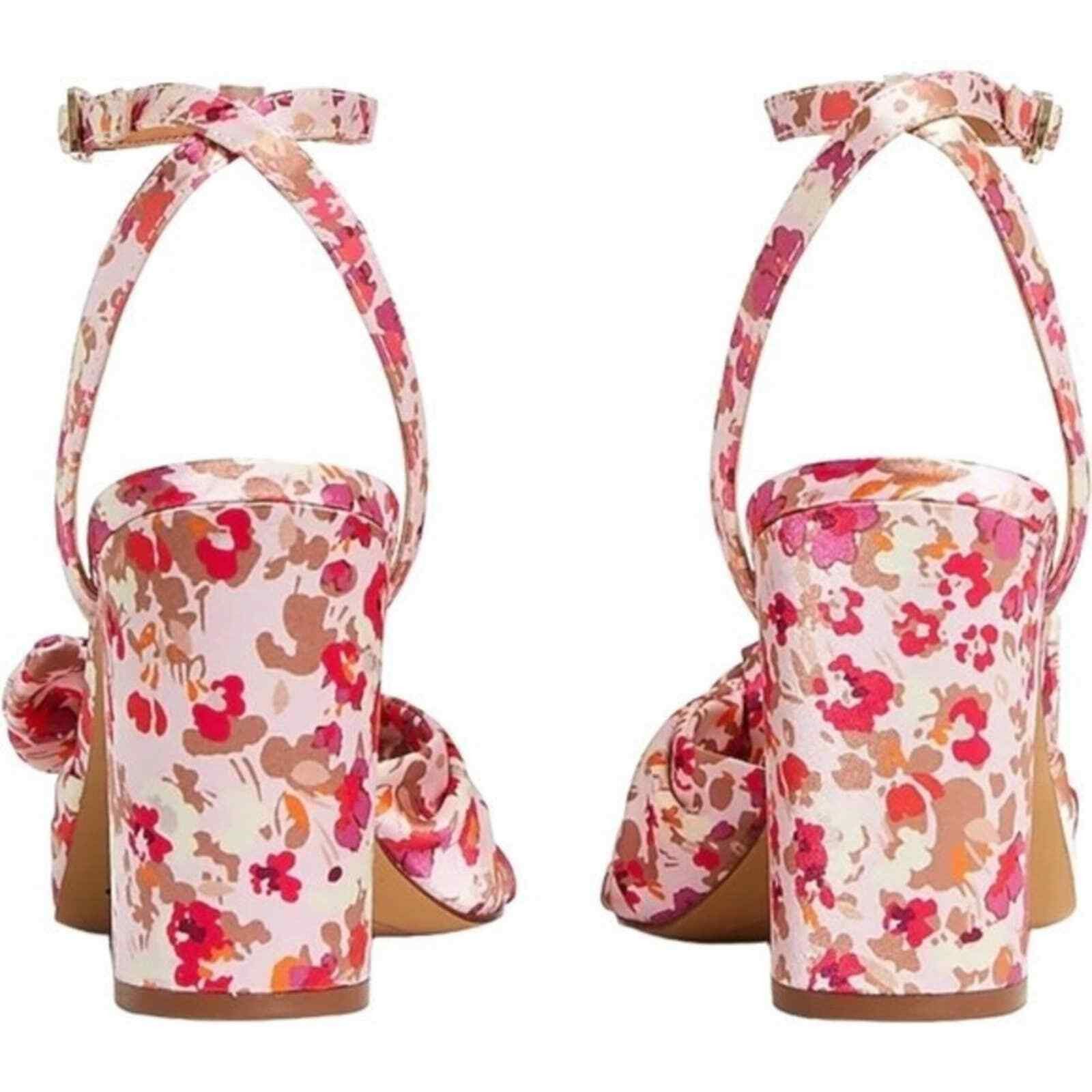 J.Crew J.CREW Floral Ditsy Printed Knotted Heeled Sandals, US7.5 Size US 7.5 / IT 37.5 - 2 Thumbnail