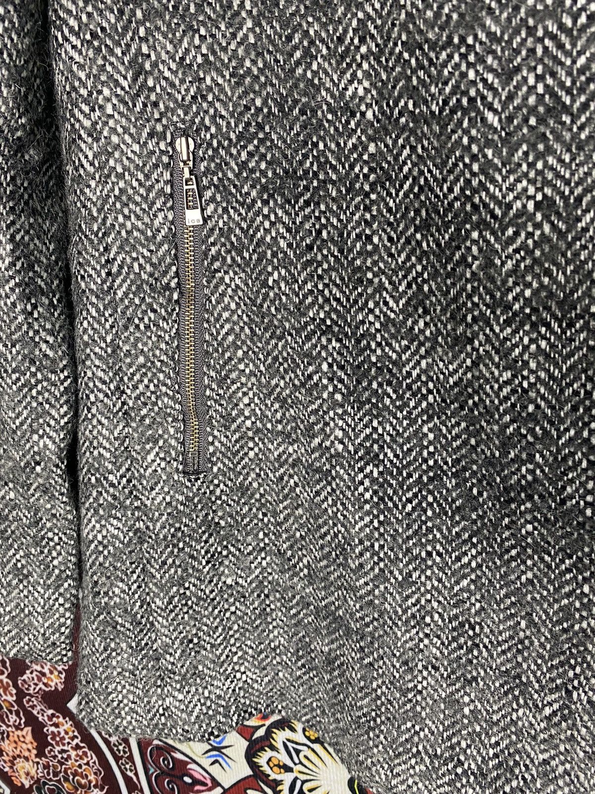 Designer × Japanese Brand Japanese Designer ICB Double Collar Zipper Jacket Size US M / EU 48-50 / 2 - 9 Thumbnail