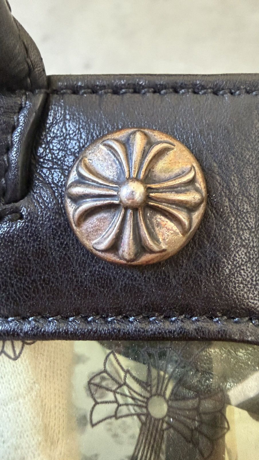 Chrome Hearts RARE! Chrome Hearts Mini Drew All-Over Printed Handle Bag Size ONE SIZE - 4 Thumbnail