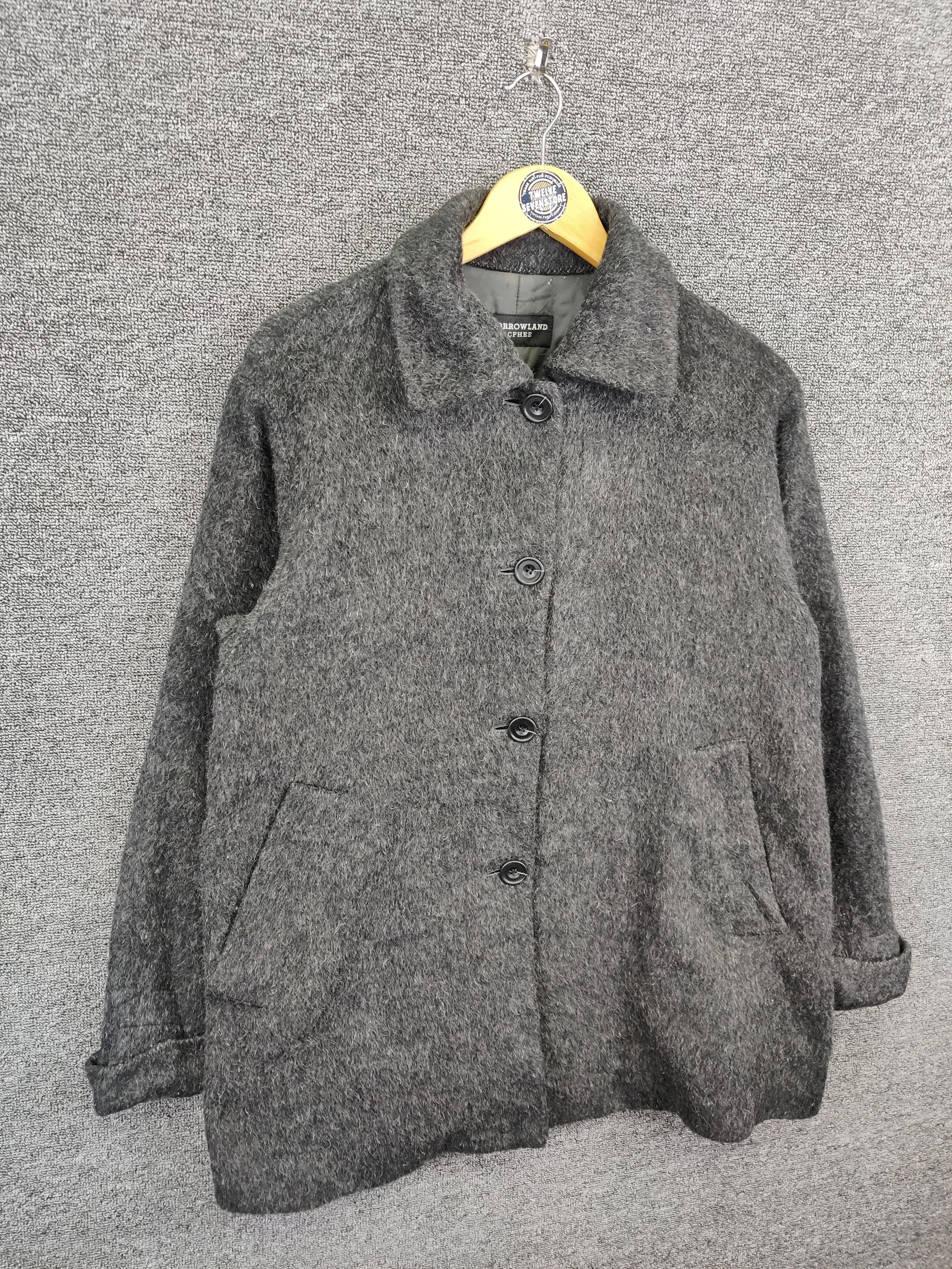 Japanese Brand Mapchee Tomorrowland Mohair Single Breasted Coat Size US M / EU 48-50 / 2 - 5 Thumbnail