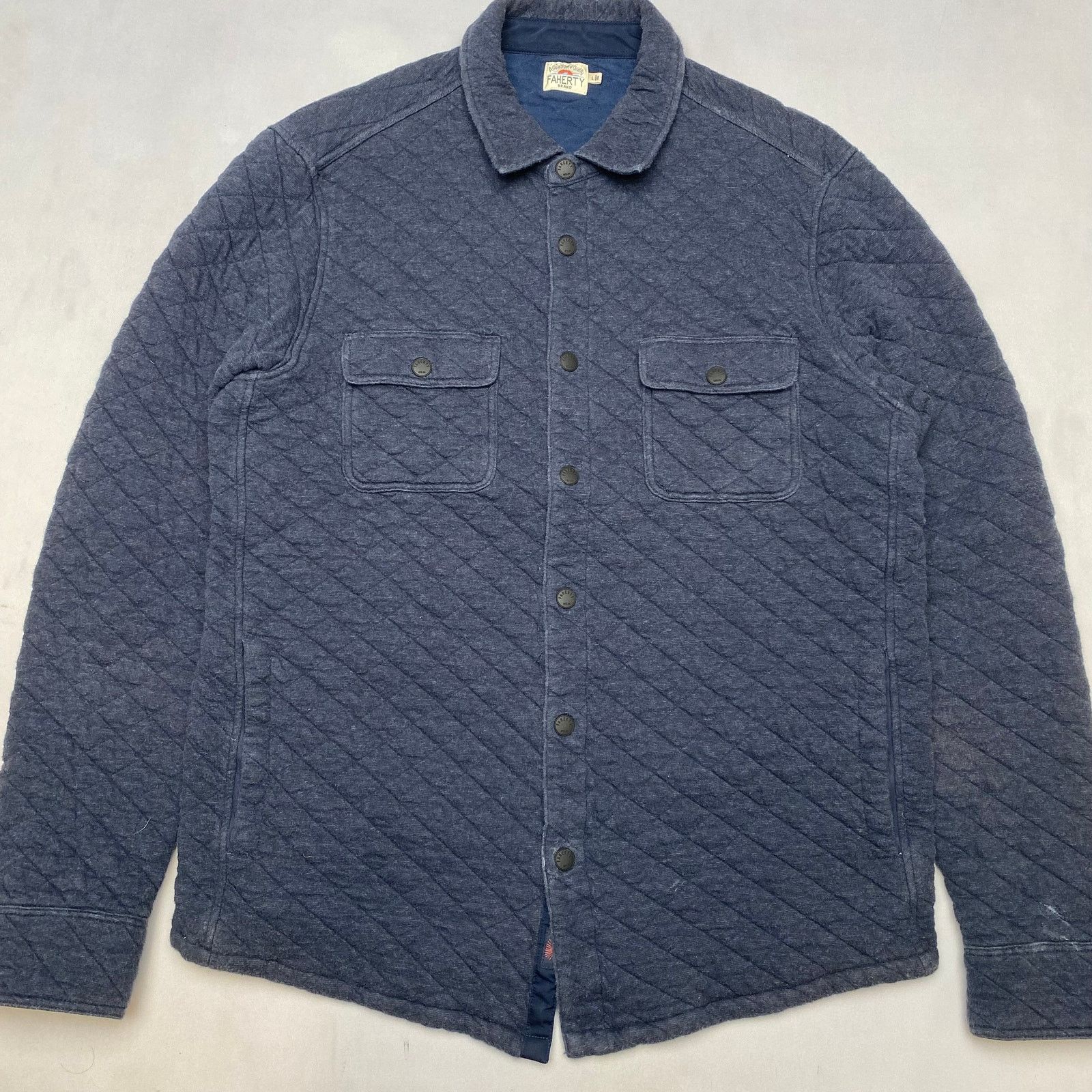 Faherty Faherty Epic Quilted Fleece CPO Shirt Jacket Shacket Men's L Size US L / EU 52-54 / 3 - 2 Thumbnail