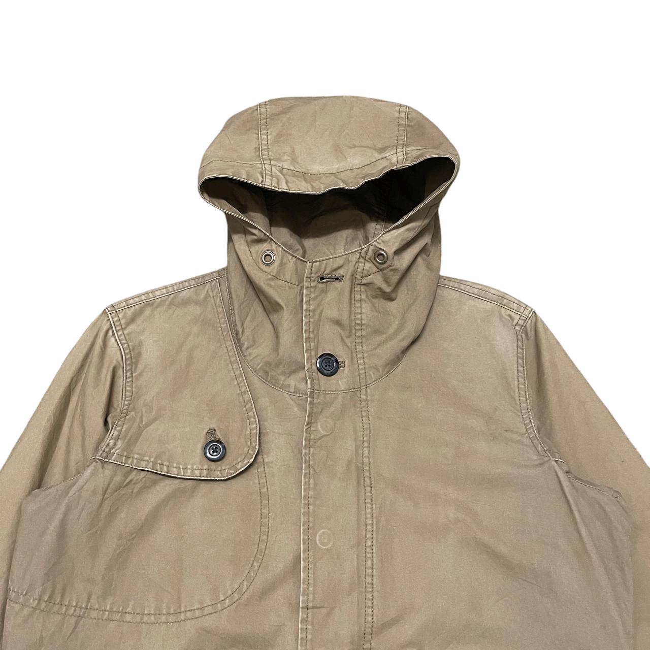 Japanese Brand Vintage Quadro Hooded Jacket Size US M / EU 48-50 / 2 - 2 Thumbnail