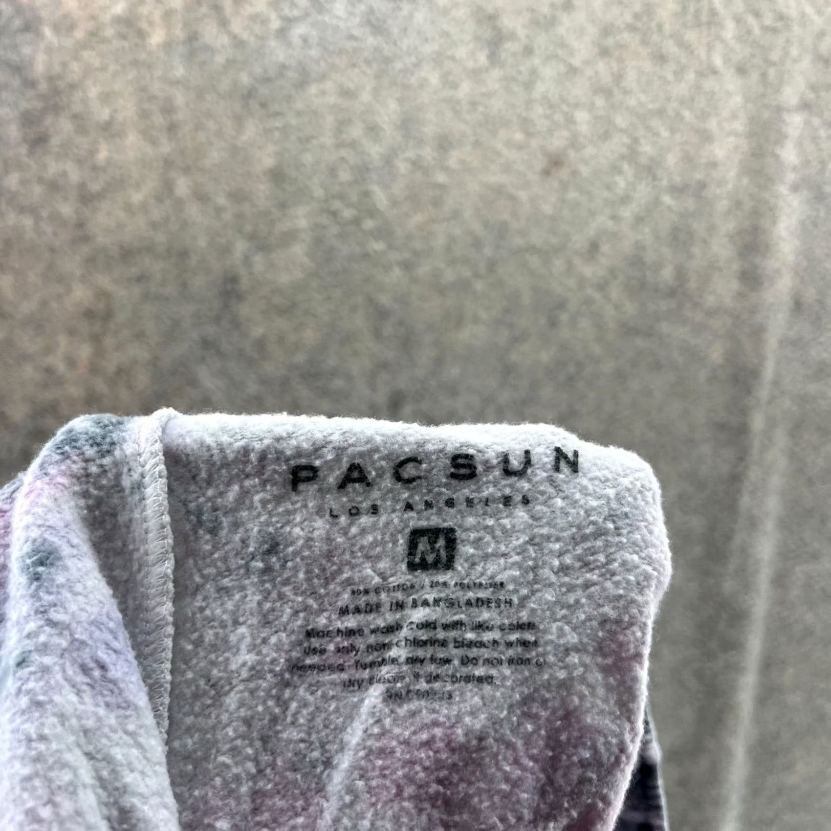 Pacsun Pacsun Shorts Womens Medium Pink Elastic Waist Fleece Drawstring Tie Dye Cotton Size 32" / US 10 / IT 46 - 3 Thumbnail