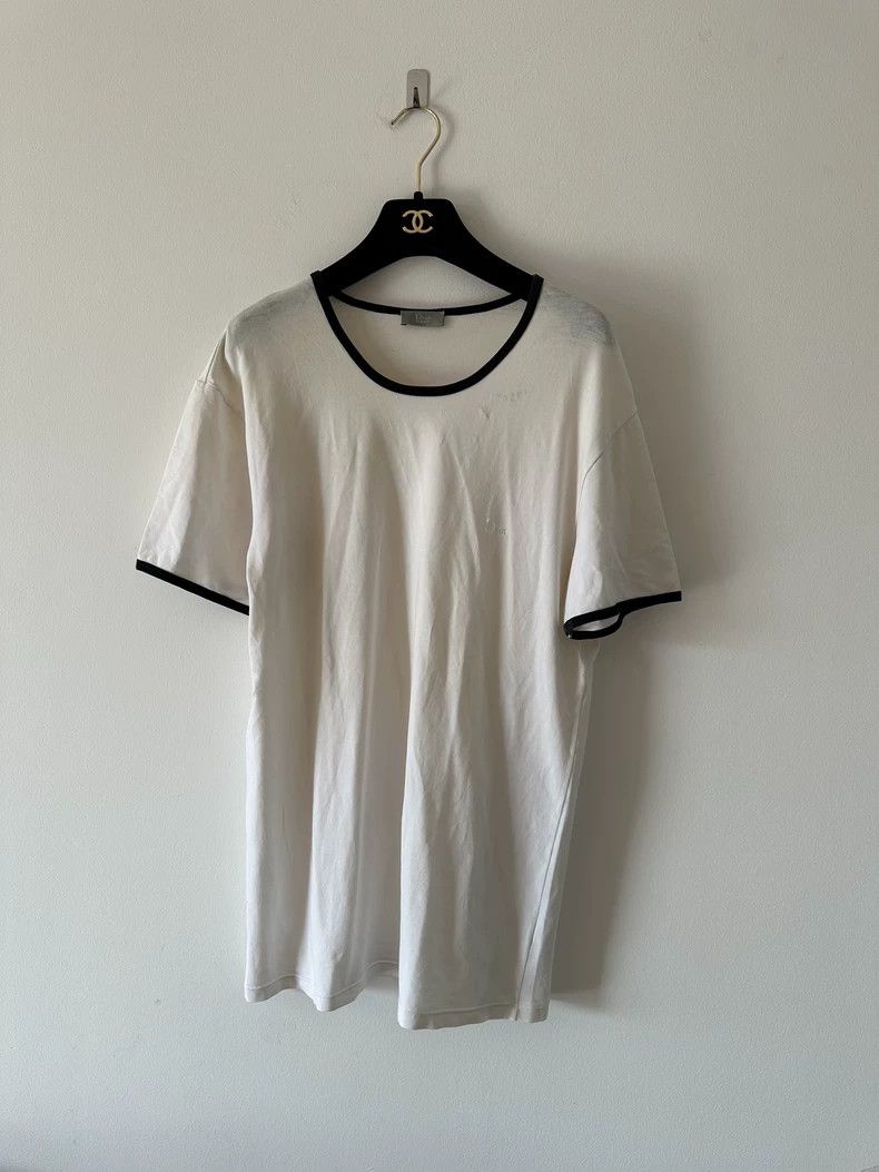 Dior Dior White small letter logo men's short sleeves 2501-Nexta Size US L / EU 52-54 / 3 - 1 Thumbnail