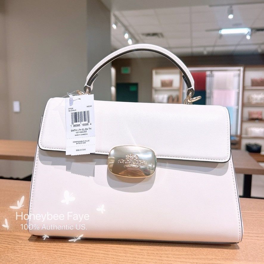 Coach Eliza Top Handle Gold/chalk CP006 Size ONE SIZE - 1 Thumbnail