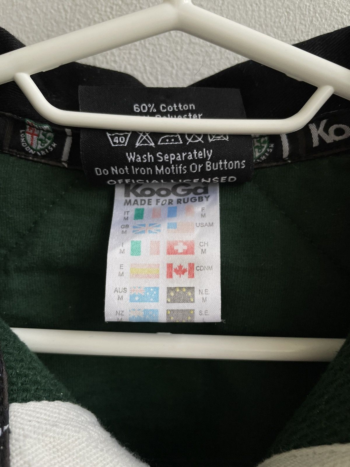 Vintage RARE London Irish Rugby Union Mens Jersey KooGa Shirt Trikot Size US M / EU 48-50 / 2 - 9 Thumbnail