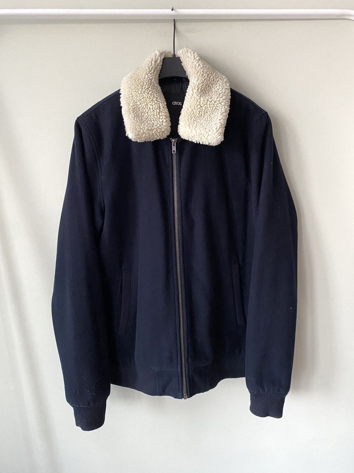 Asos Wool aviator asos wool vintage jacket Size US M / EU 48-50 / 2 - 1 Thumbnail