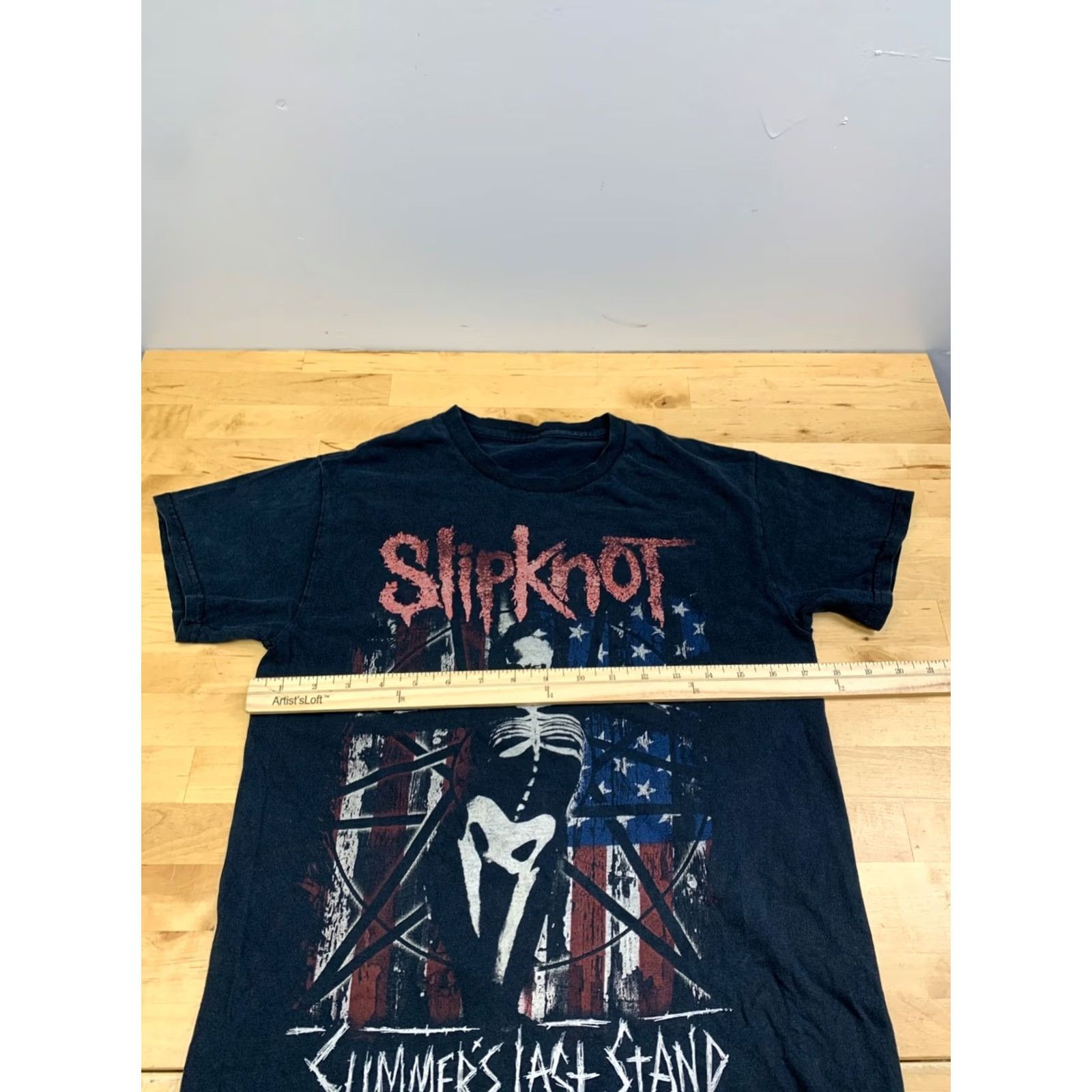 Vintage Slipknot Summers Last Stand 2015 Tour Men S Black Rock Band T-Shirt Short Sleeve Crew Neck Cotton Knit Graphic Print XS S Size US S / EU 44-46 / 1 - 7 Thumbnail
