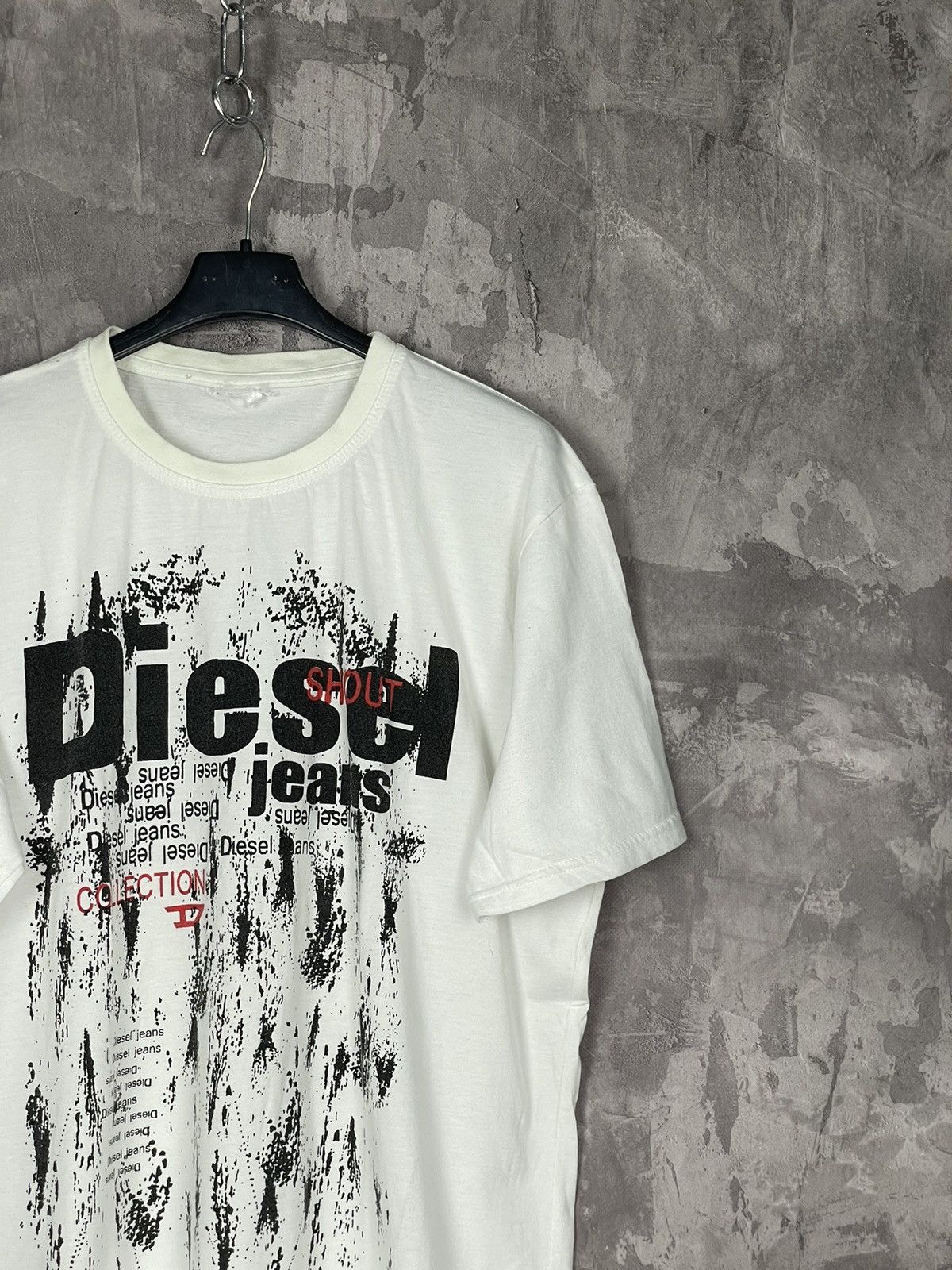 Diesel × Japanese Brand Vintage 90s Diesel Big logo t-shirt retro rare Y2K Size US M / EU 48-50 / 2 - 4 Thumbnail
