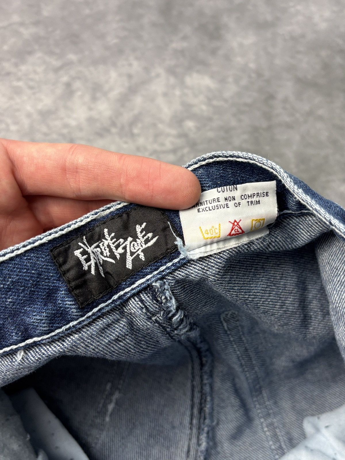 JNCO × Southpole × Vintage 1990s Extreme Zone Denim Cargo Pants Vintage Rave Jorts Zip Size 26" / US 2 / IT 38 - 14 Thumbnail