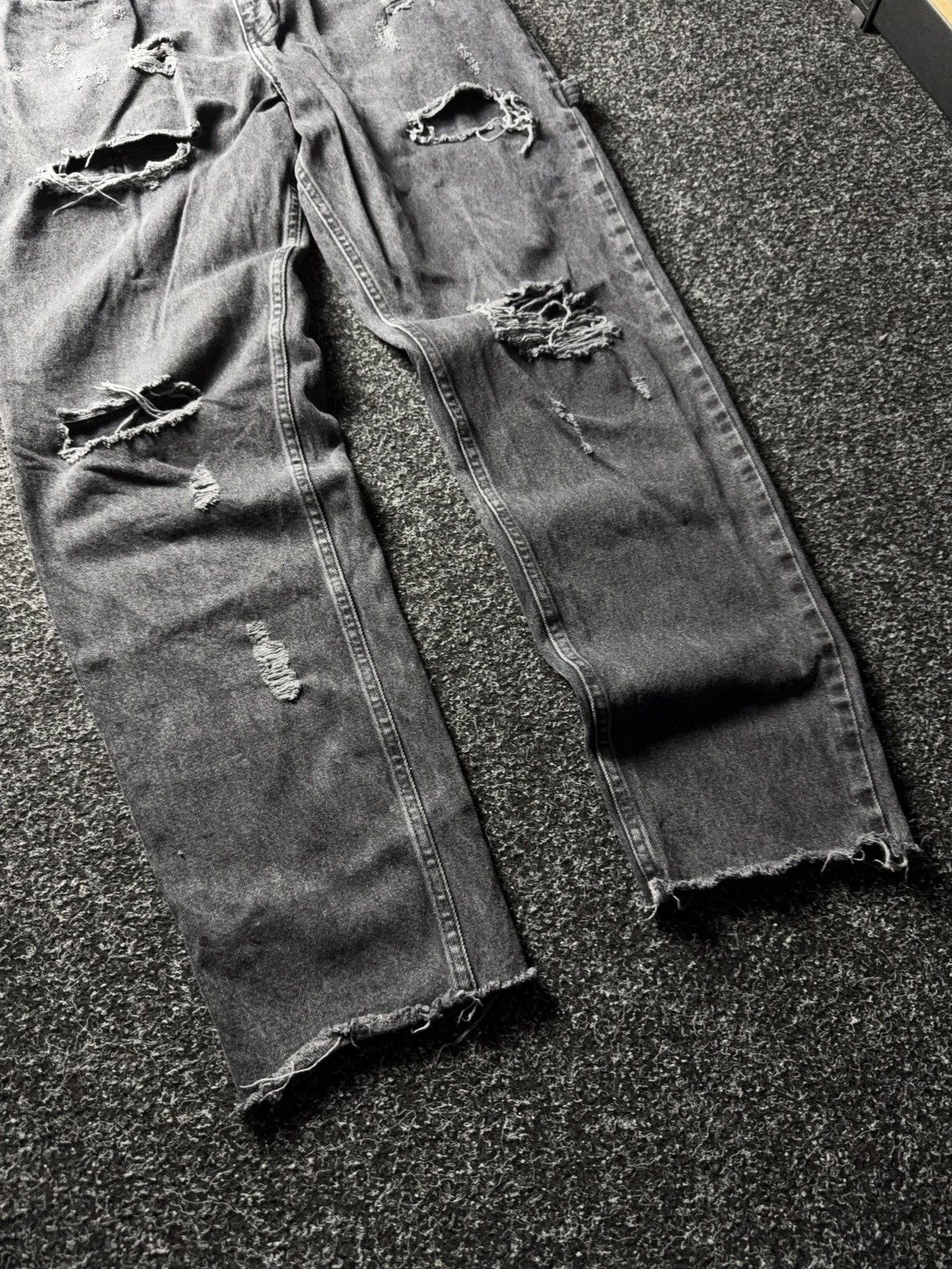 Karl Kani Vintage Karl Kani Carpenter SK8 00s Denim Jeans Black 90s Size US 31 - 5 Thumbnail