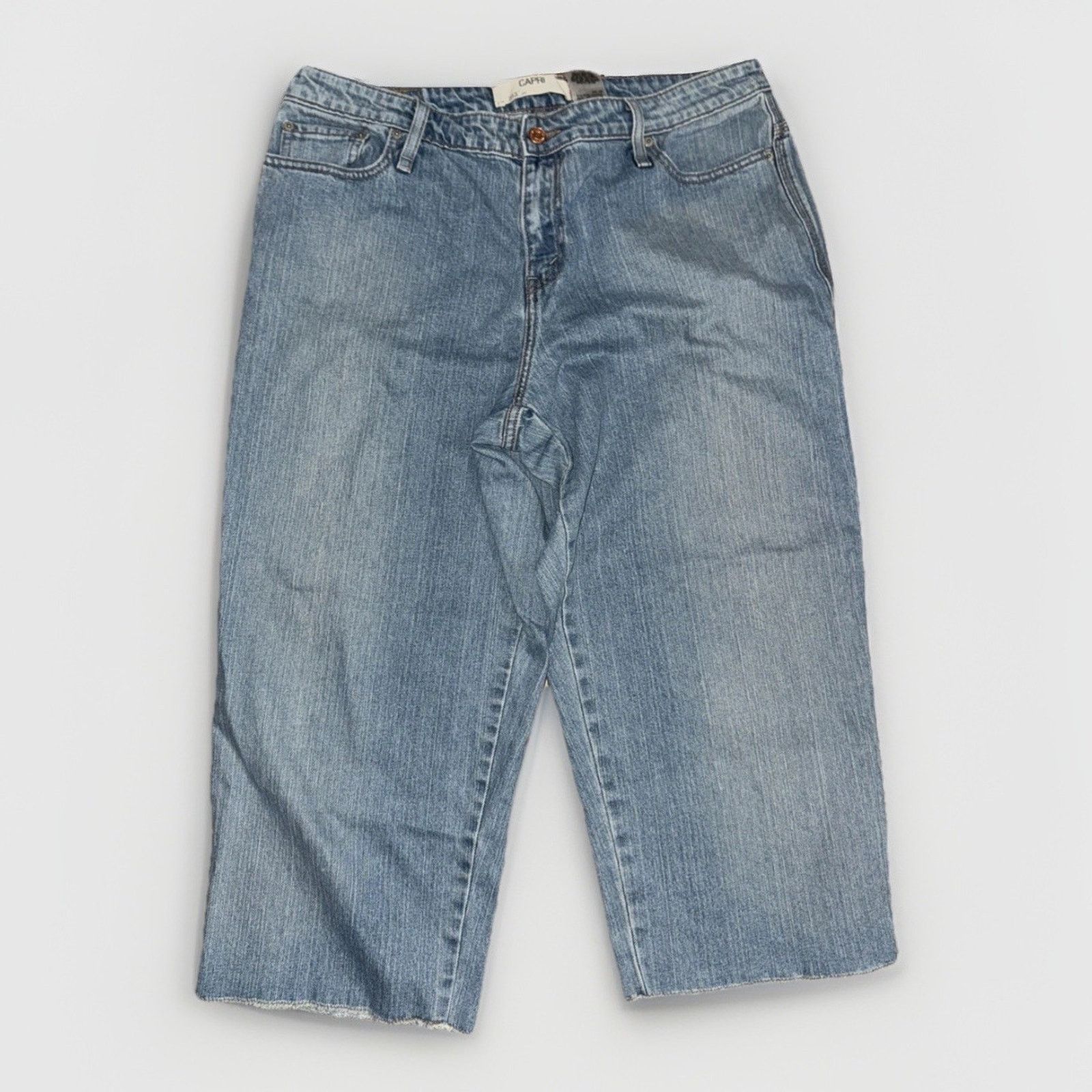 Levi's × Vintage Women’s Levi’s 515 Capri Jeans Washed Blue 36x25 Size 36" / US 14 / IT 50 - 1 Thumbnail