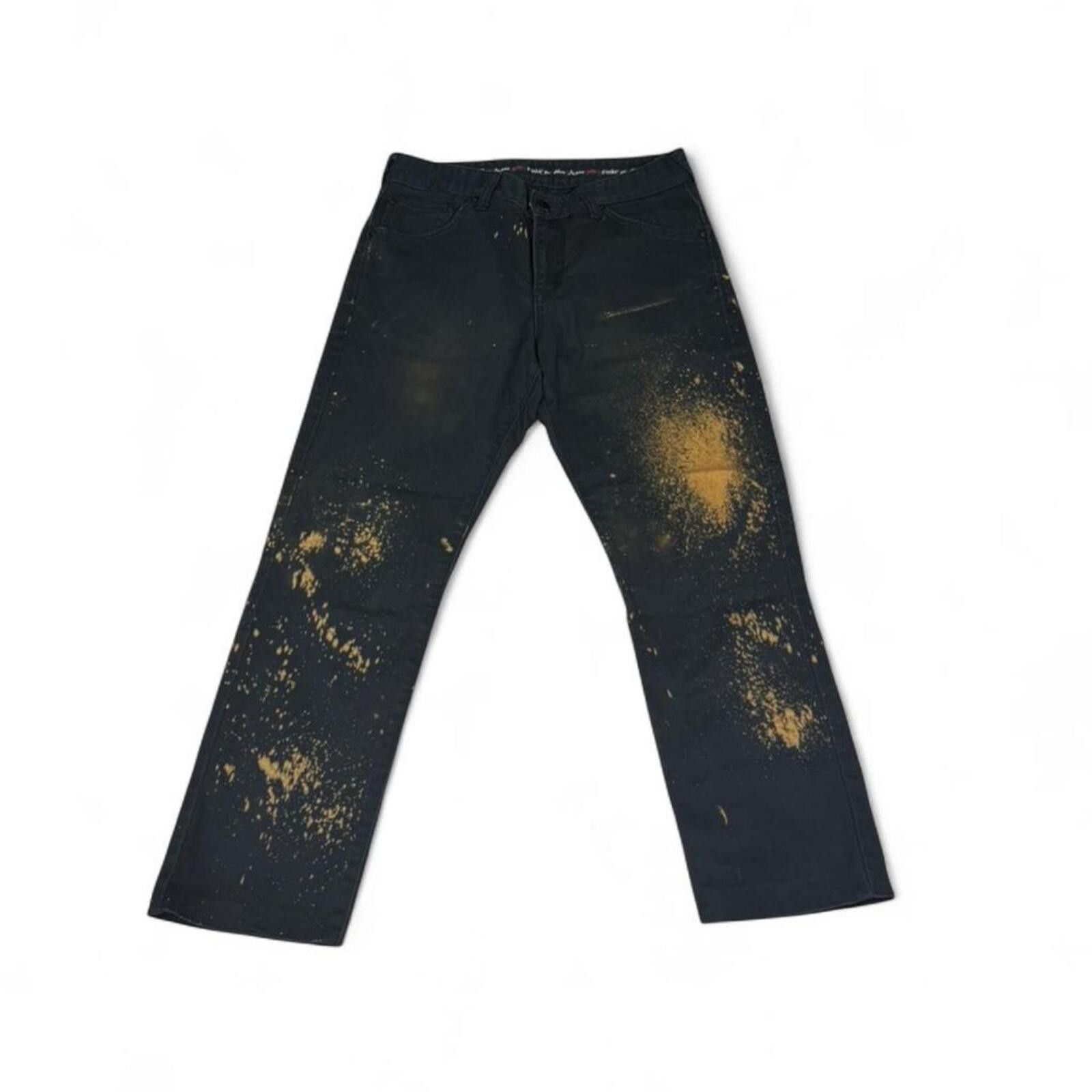 Edwin Edwin black and orange bleached jeans Size US 29 - 2 Thumbnail