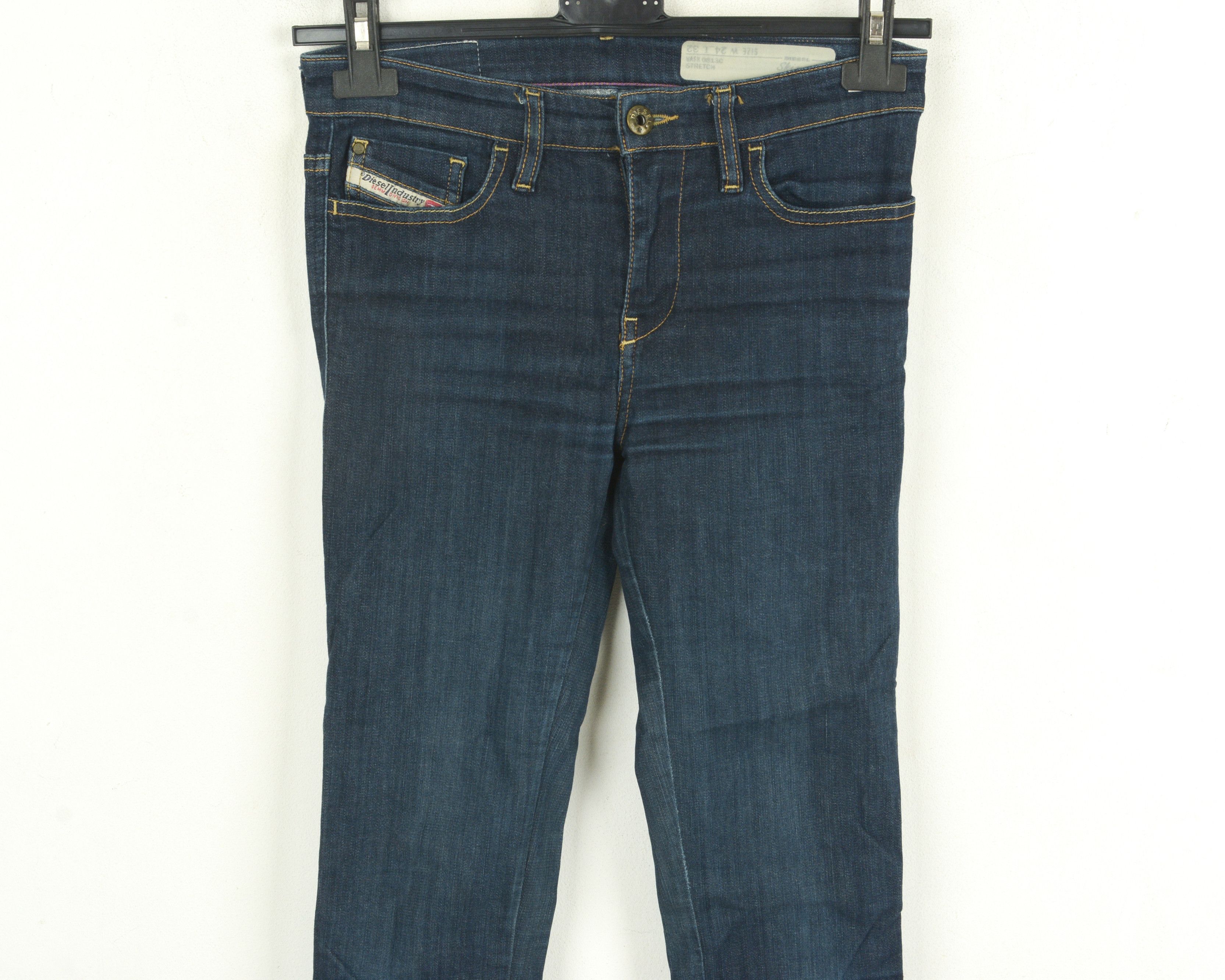Diesel Skinzee Super Slim Skinny W24 L32 Jeans Mid Trousers Pants Size 24" / US 00 / IT 34 - 2 Thumbnail