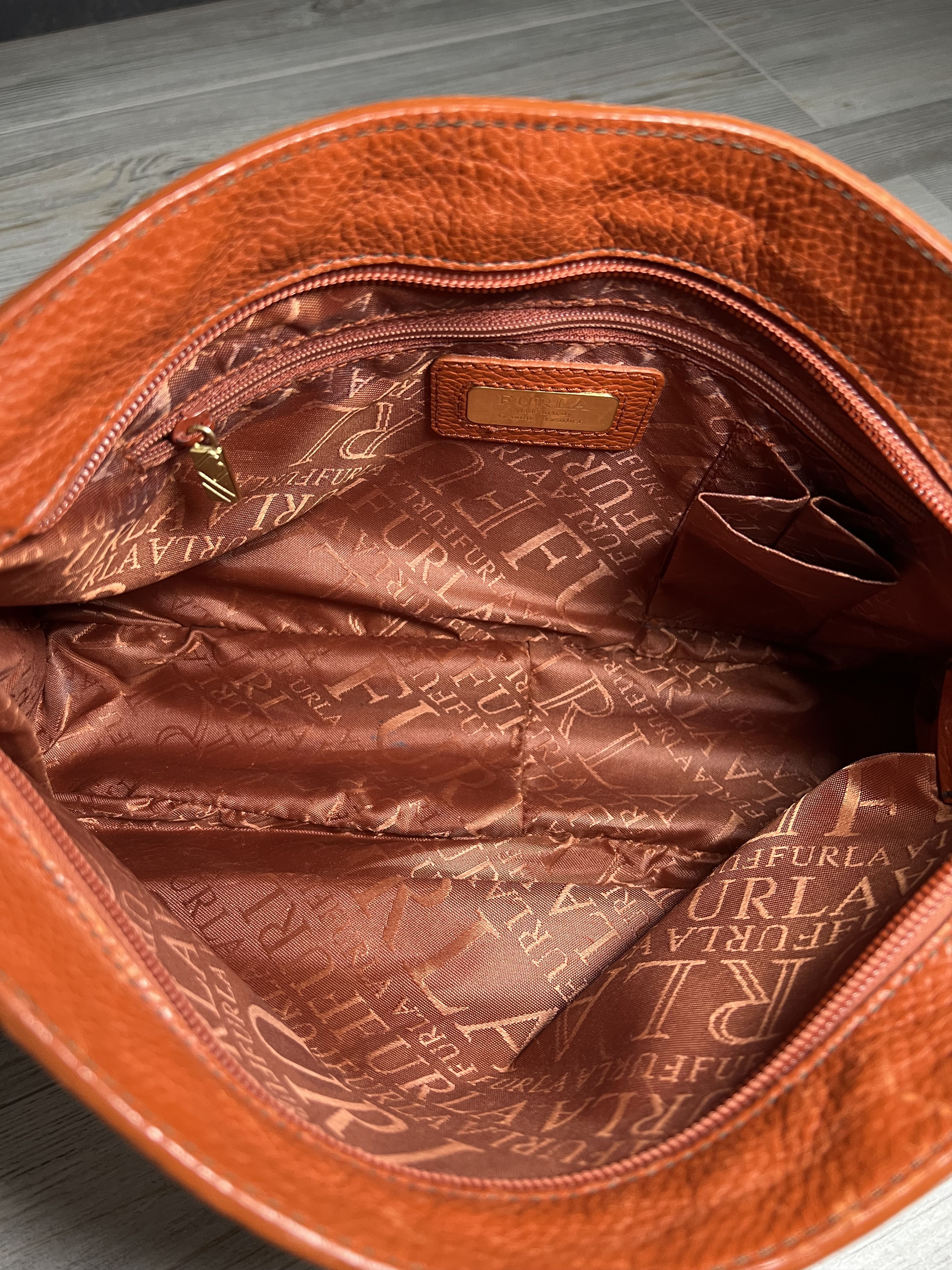 Furla Furla Brown Leather Shoulder Bag Handbag Size ONE SIZE - 18 Thumbnail