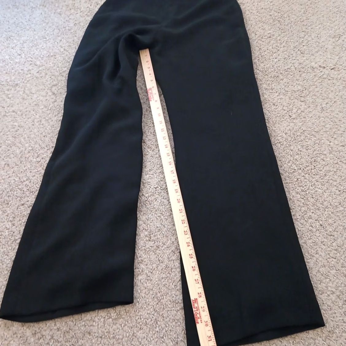 Bloomingdale's Bloomingdale's Dress Pants Womens Black Lined Size 10 30x31.5 Made In USA Size 32" / US 10 / IT 46 - 5 Thumbnail