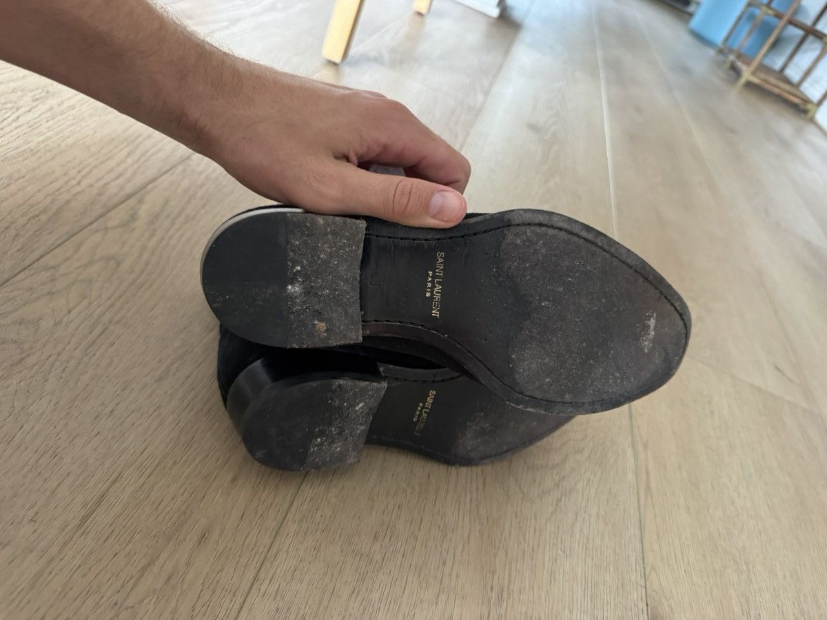 Saint Laurent Paris Hedi Suede Chelsea Boots Size US 7 / EU 40 - 9 Thumbnail