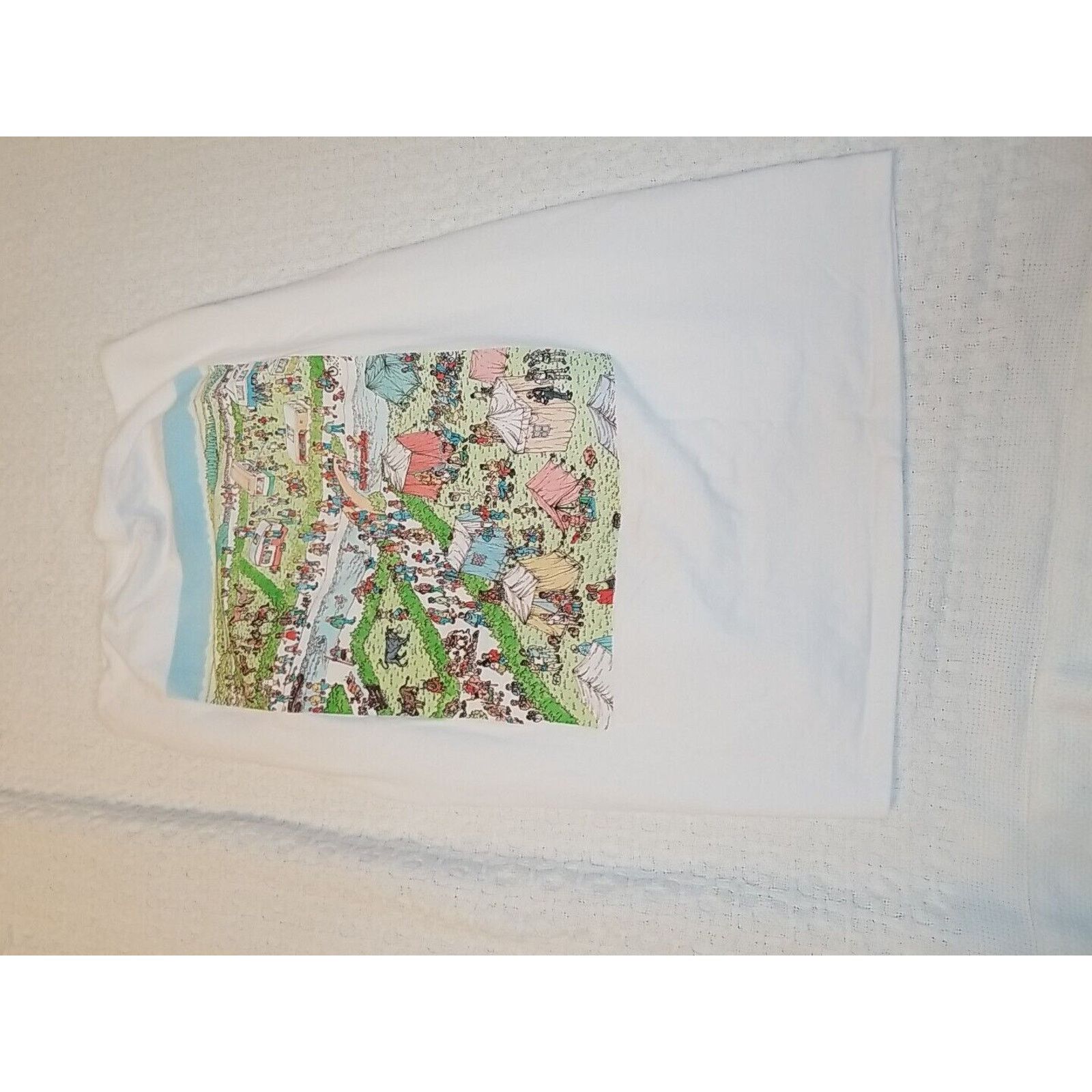 Vintage VTG Where's Waldo Long Sleeve White T-Shirt Mens Extra Large Size US XL / EU 56 / 4 - 8 Thumbnail