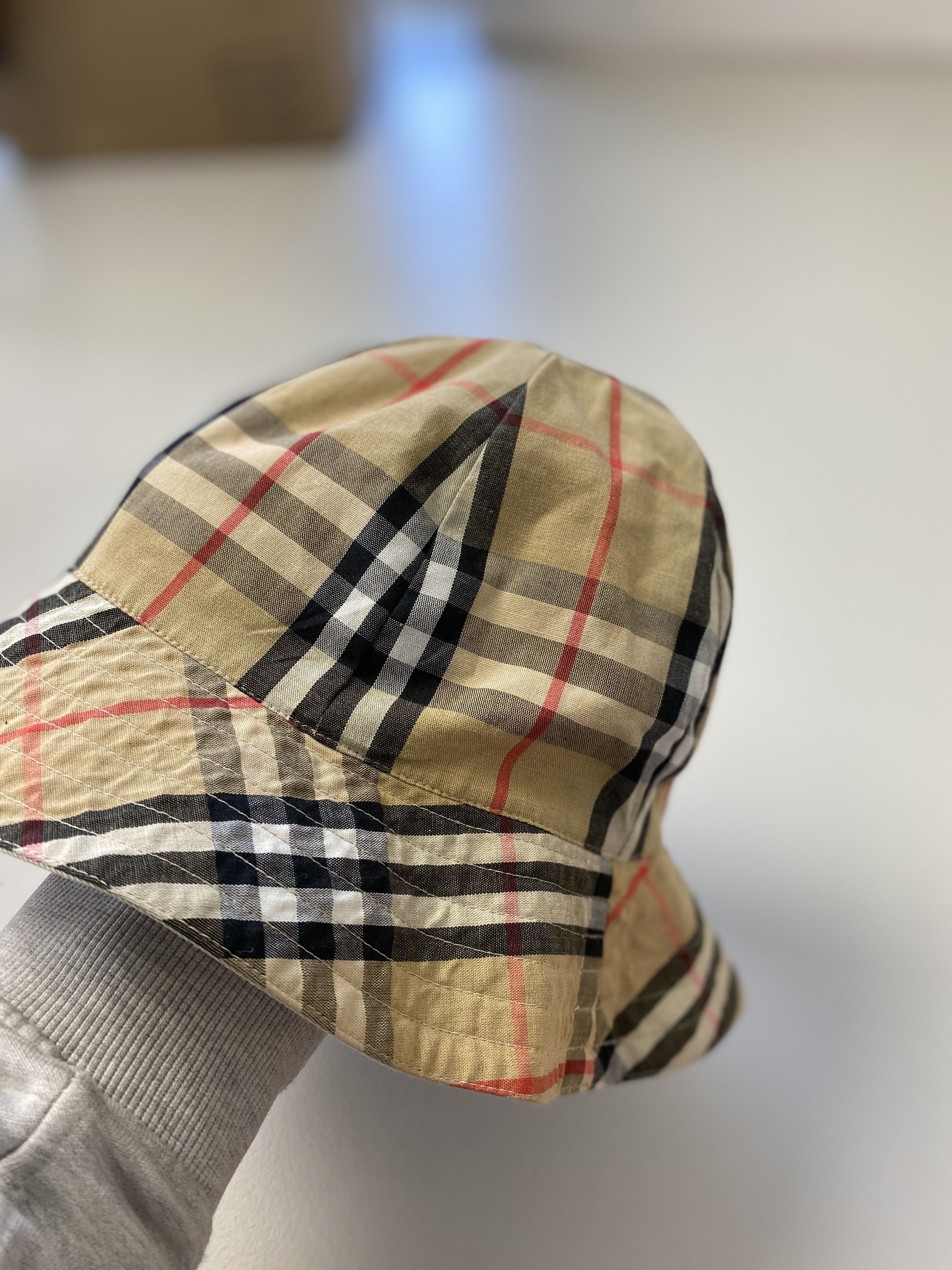 Burberry Burberry vintage reversible bucket hat Size ONE SIZE - 3 Thumbnail