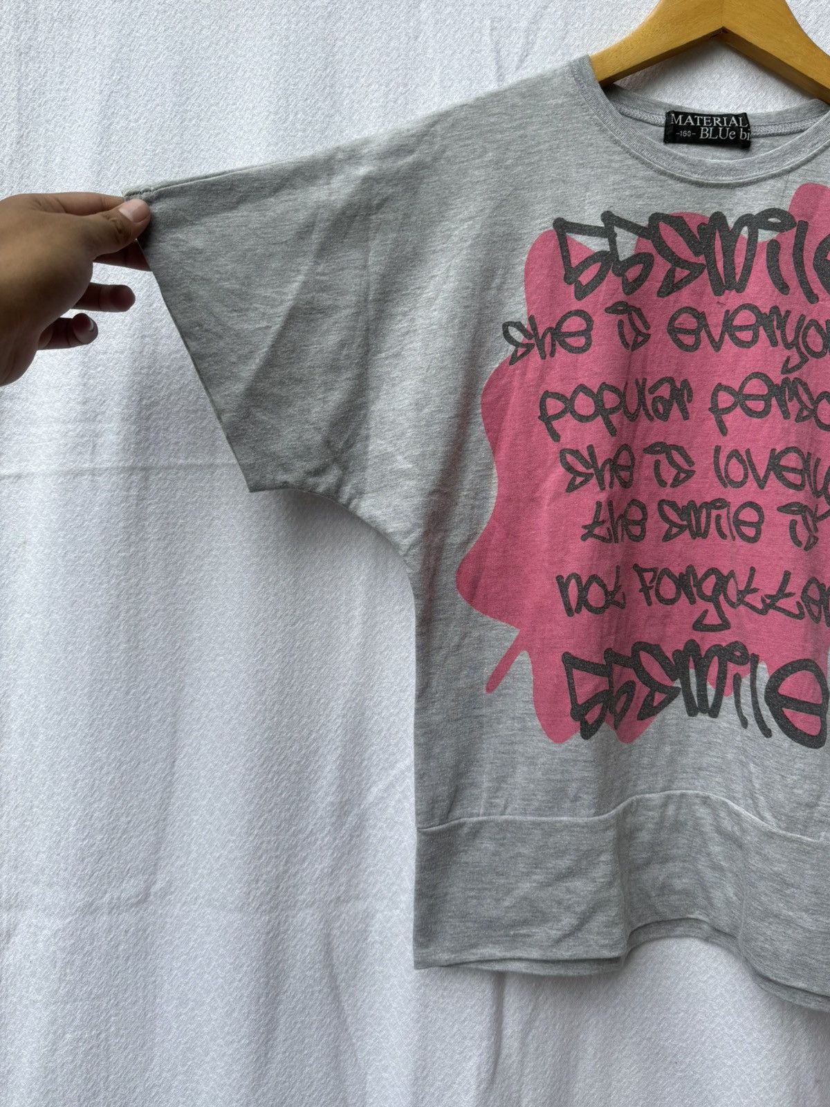 Hysteric Glamour Material blue biss japanese style poem tee Size US S / EU 44-46 / 1 - 4 Thumbnail