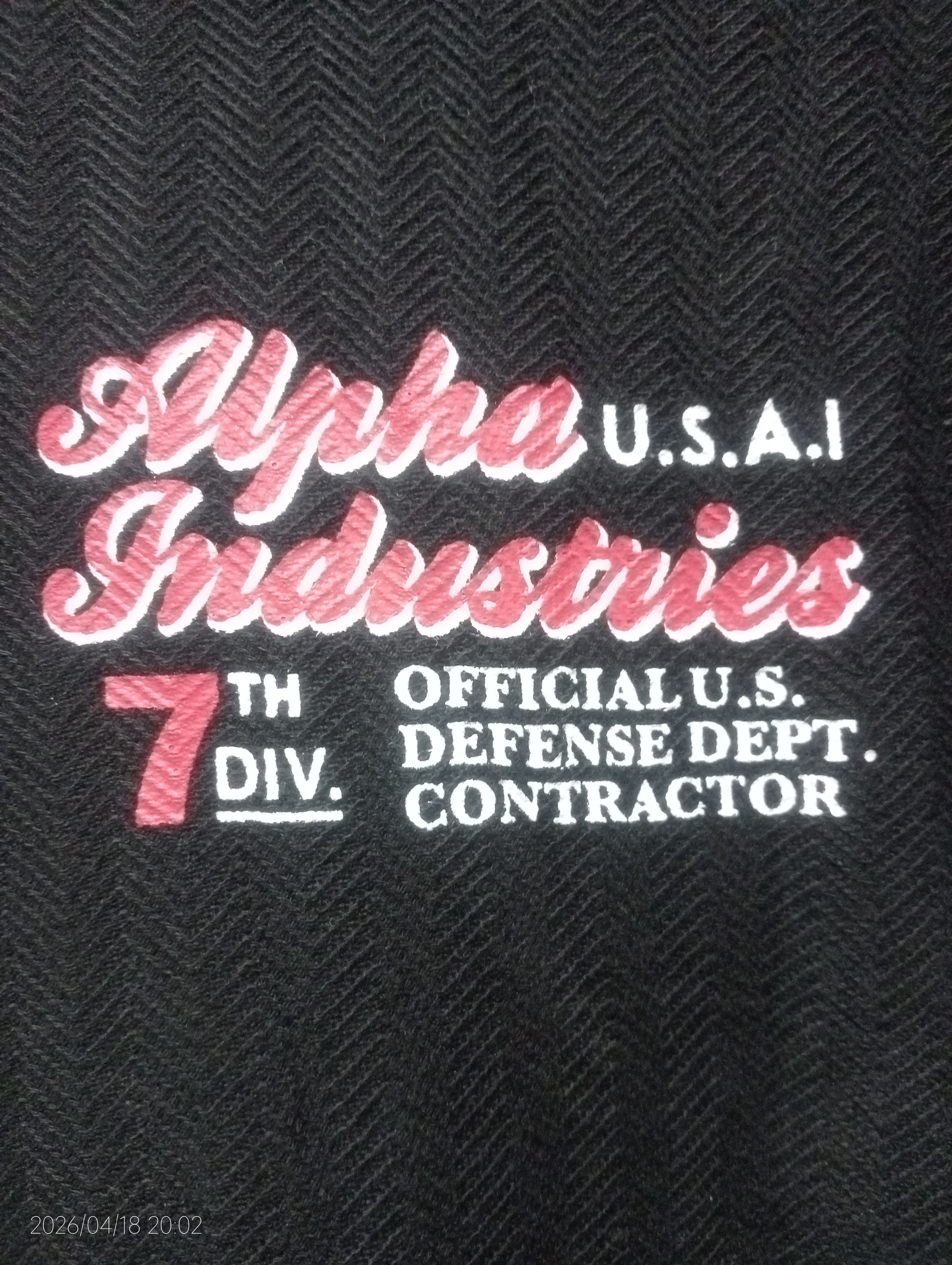 Alpha Industries Vintage Alpha Industries U.S.A.I 7th Div Long Sleeve Tshirt Size US M / EU 48-50 / 2 - 10 Thumbnail