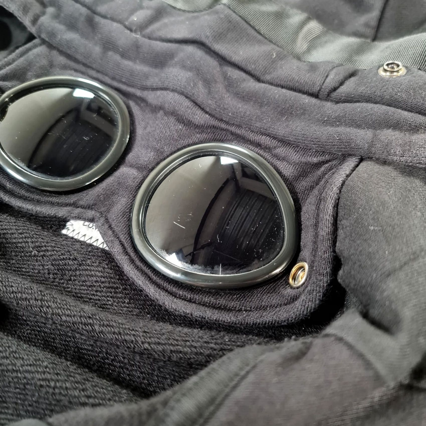 Vintage CP Company Goggle Lens Hoodie Mens Black Small Zip Full Zip Cotton Size US S / EU 44-46 / 1 - 4 Thumbnail