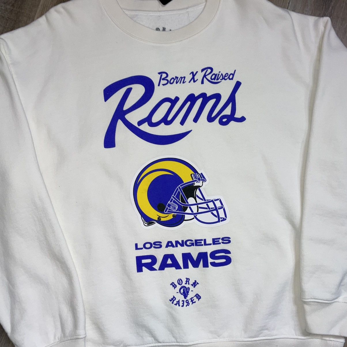 Born X Raised × NFL Born x Raised Los Angeles Rams Crewneck Mens XL BNWT NFL NEW Size US XL / EU 56 / 4 - 4 Thumbnail