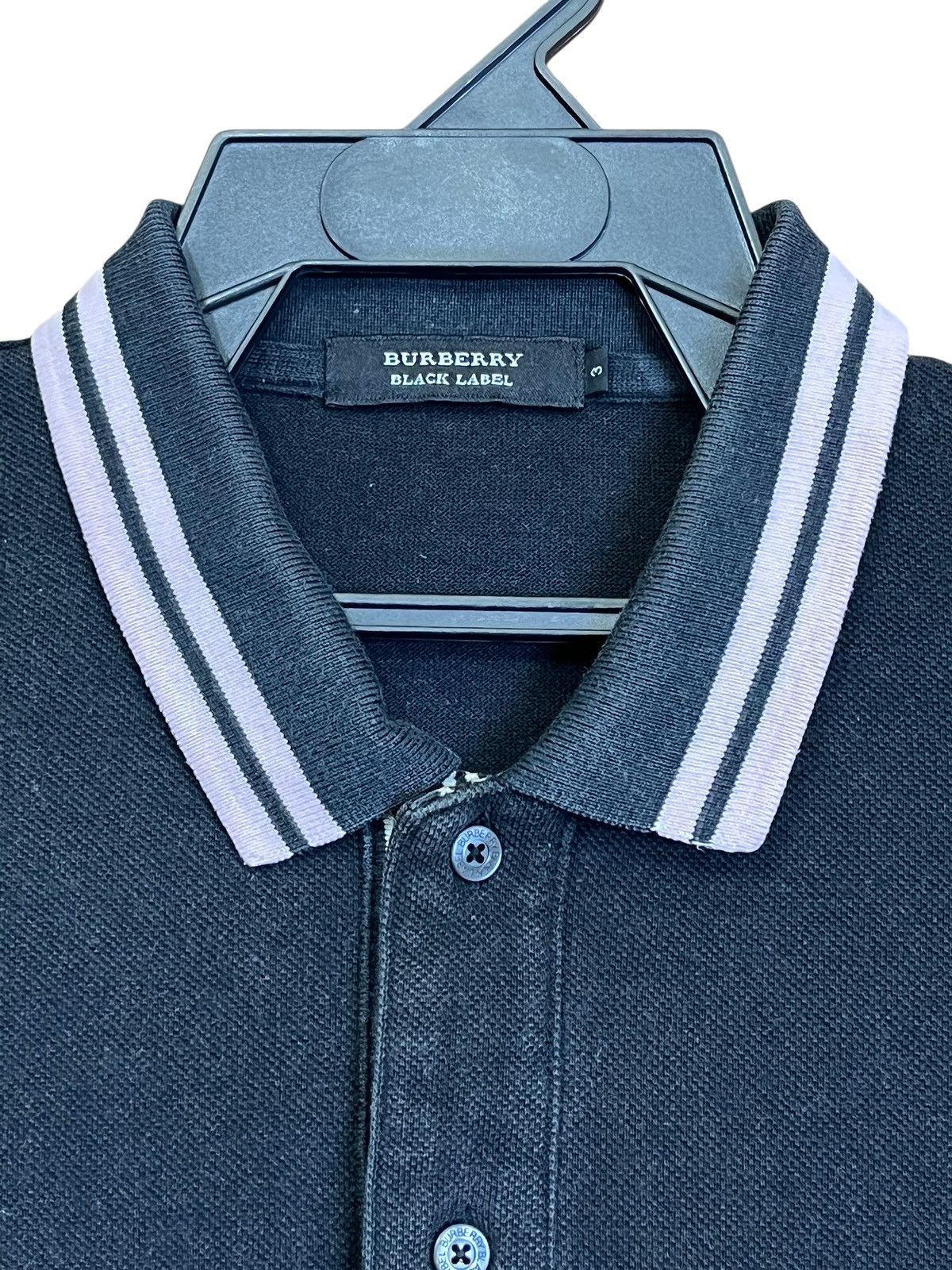 Burberry Nice🔥BURBERRY BLACK LABEL made in japan polo shirts Size US M / EU 48-50 / 2 - 3 Thumbnail