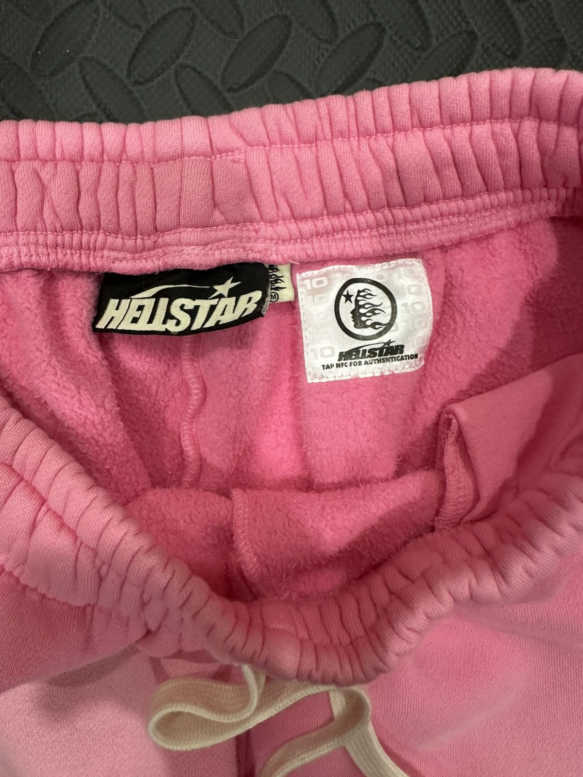 HELLSTAR Hellstar Capsule 10 Pink Flare Sweatpants Grey Flames Size US 32 / EU 48 - 10 Thumbnail