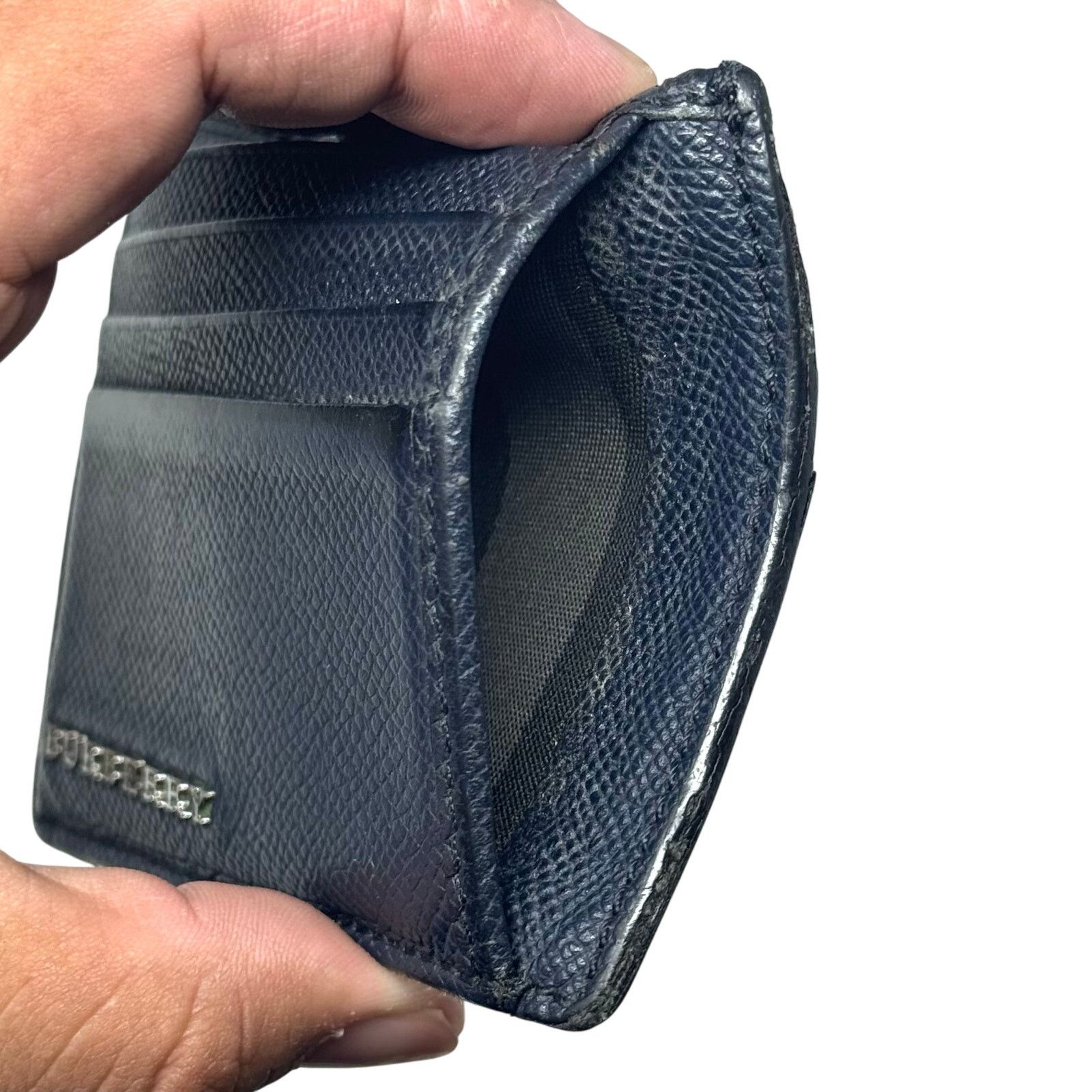 Burberry Burberry Navy Cardholder Wallet Size ONE SIZE - 7 Thumbnail