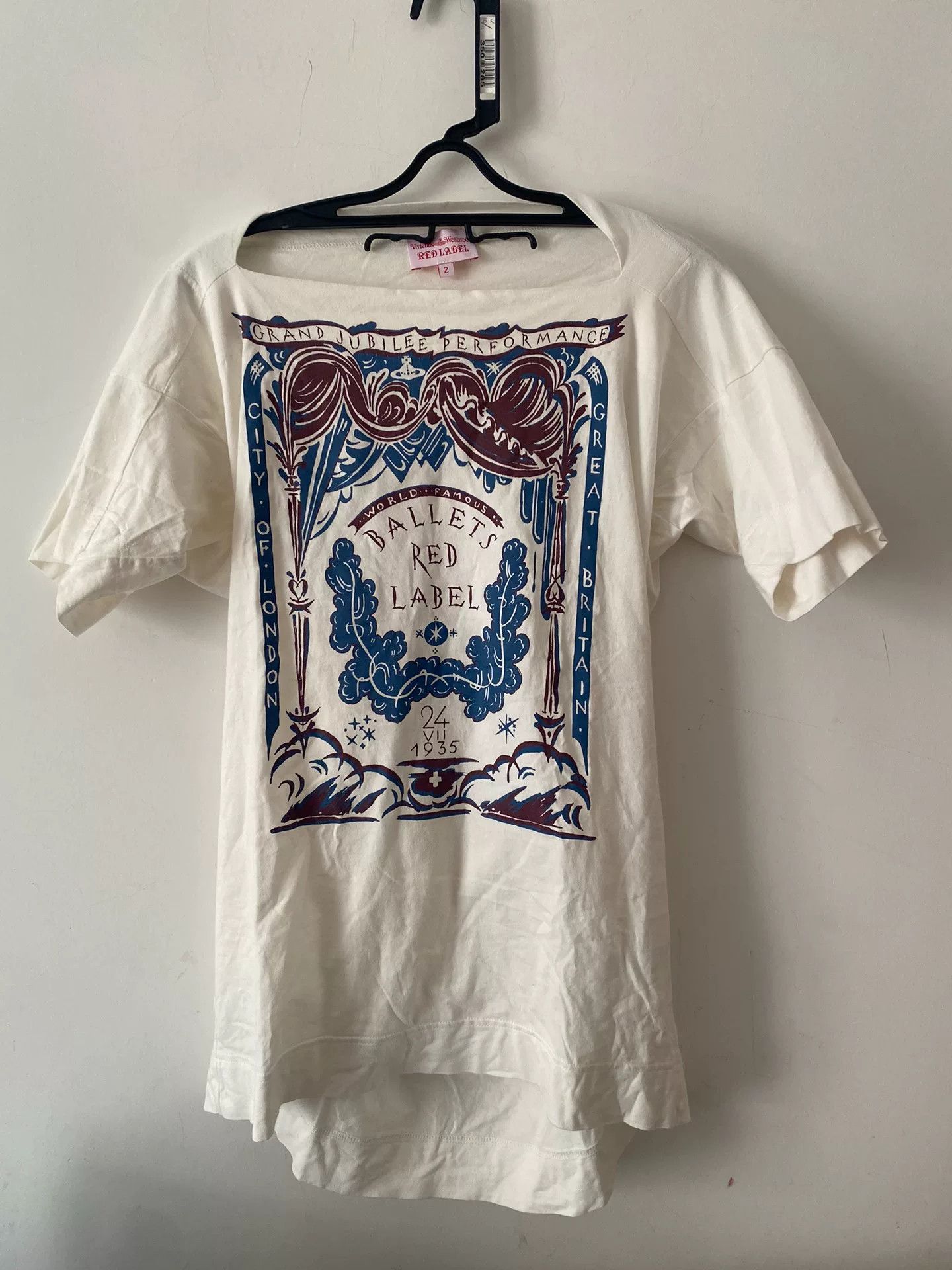 Vivienne Westwood Vivienne Westwood Vintage Deformed T-shirt Size M / US 6-8 / IT 42-44 - 1 Thumbnail