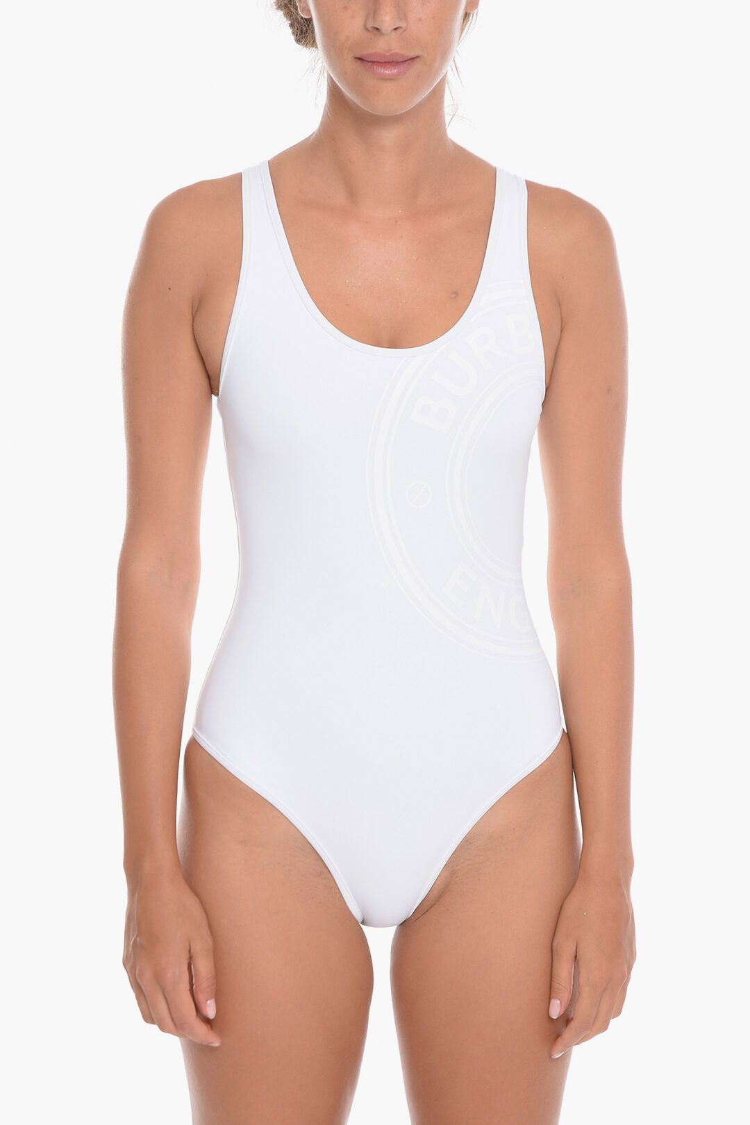 image of Burberry Og1Mm0124 Swimsuit In White, Women's (Size 30)