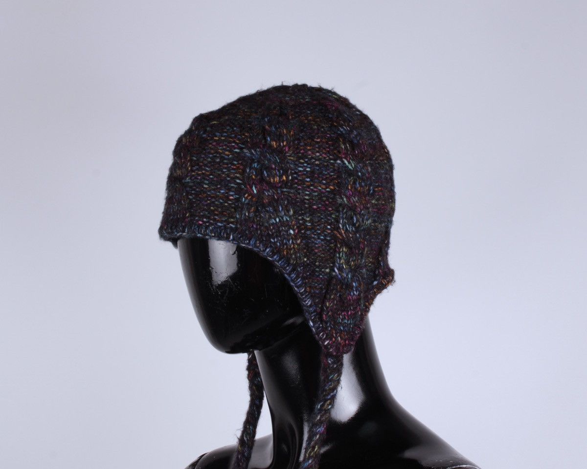 Columbia COLUMBIA Tassel Beanie Hat Knit Fleece Polyeste Acrylic Wool Size ONE SIZE - 2 Thumbnail